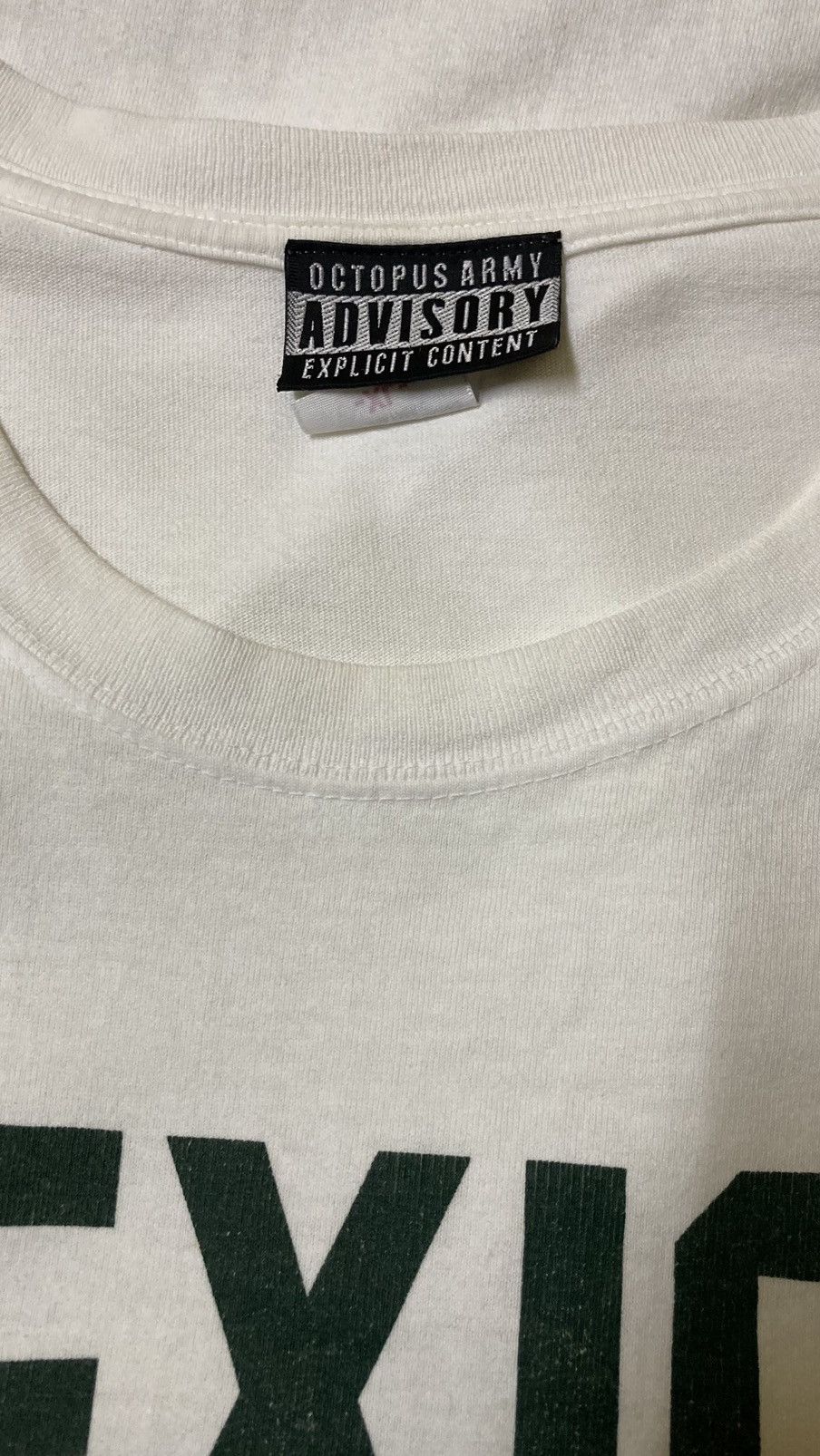 Japanese Brand × Octopus Vintage Mexico City Octopus Army White T-Shirt Size US XL / EU 56 / 4 - 5 Thumbnail