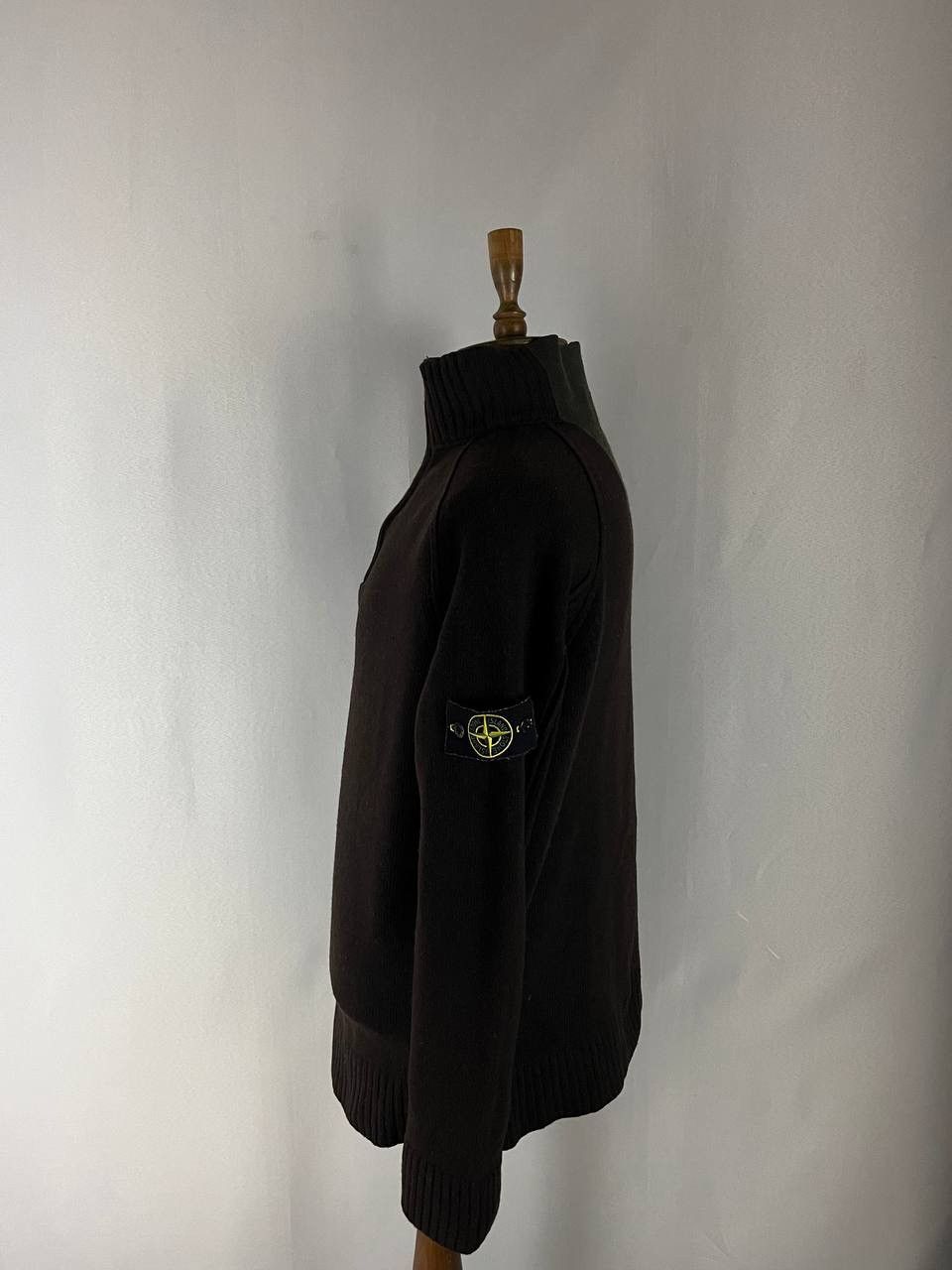 Stone Island Stone Island Sweater Dark Brown Size US XL / EU 56 / 4 - 4 Thumbnail