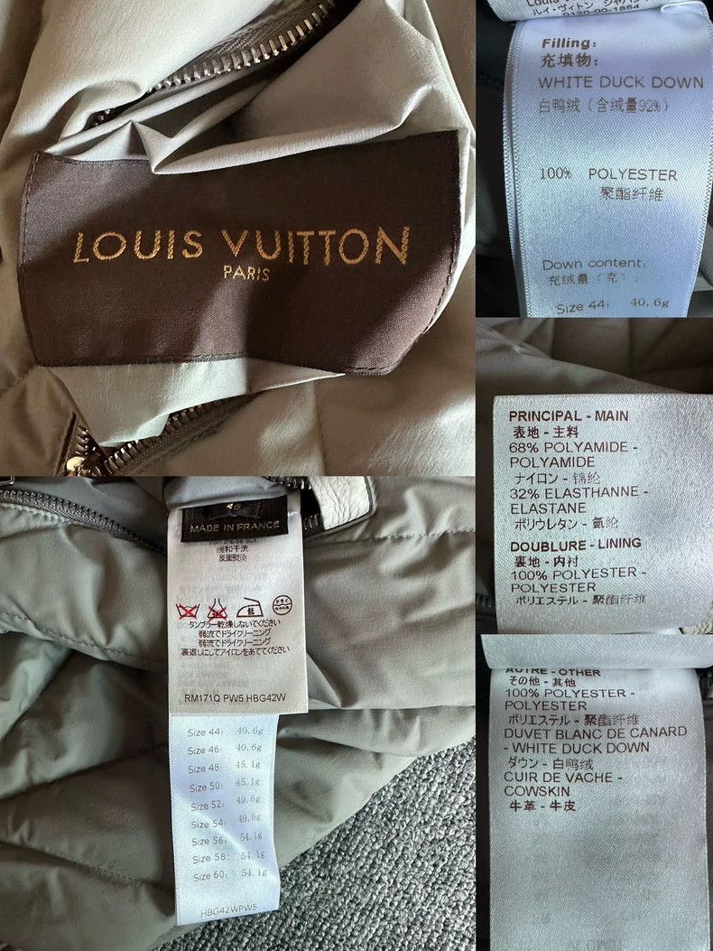 Louis Vuitton Louis Vuitton Silver-grey down jacket vest 2502-Nextarrow Size 46R - 9 Thumbnail