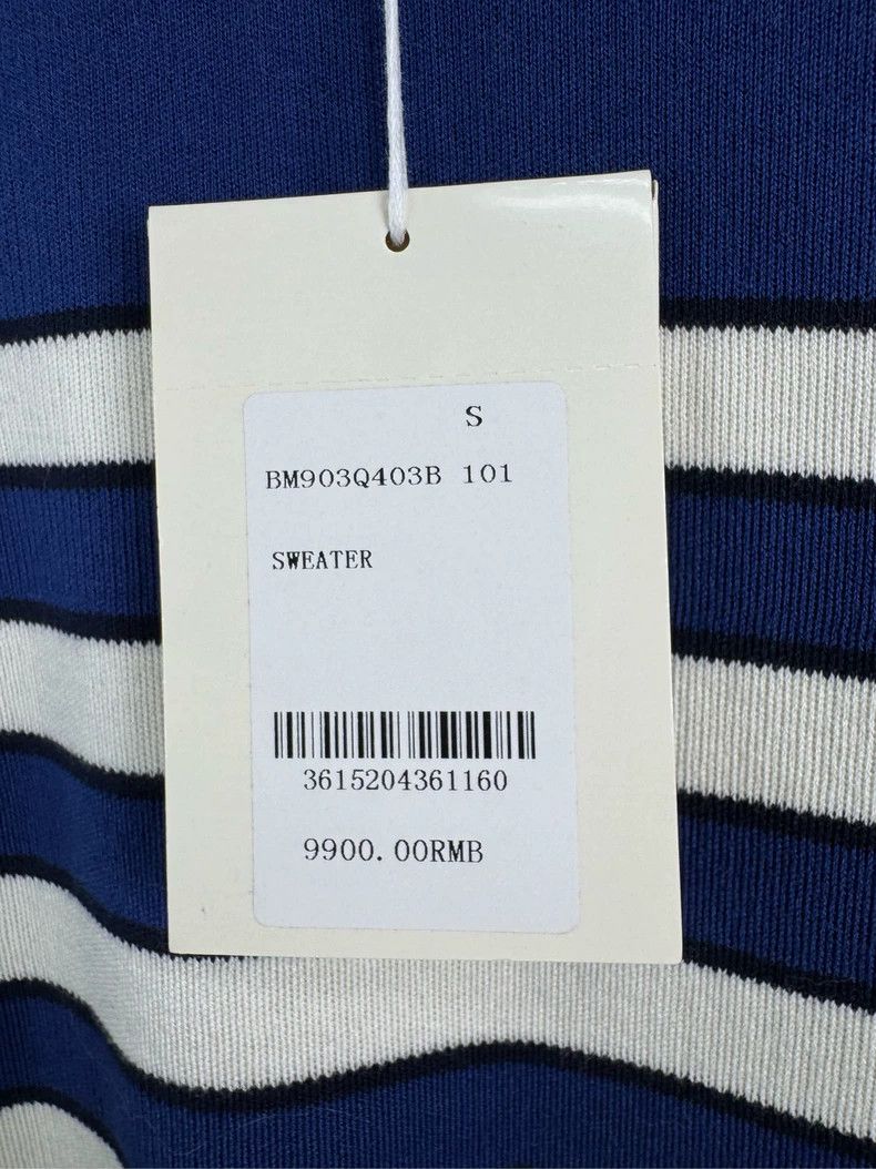 Givenchy Givenchy Blue Striped Knit Sweater Size US S / EU 44-46 / 1 - 6 Thumbnail