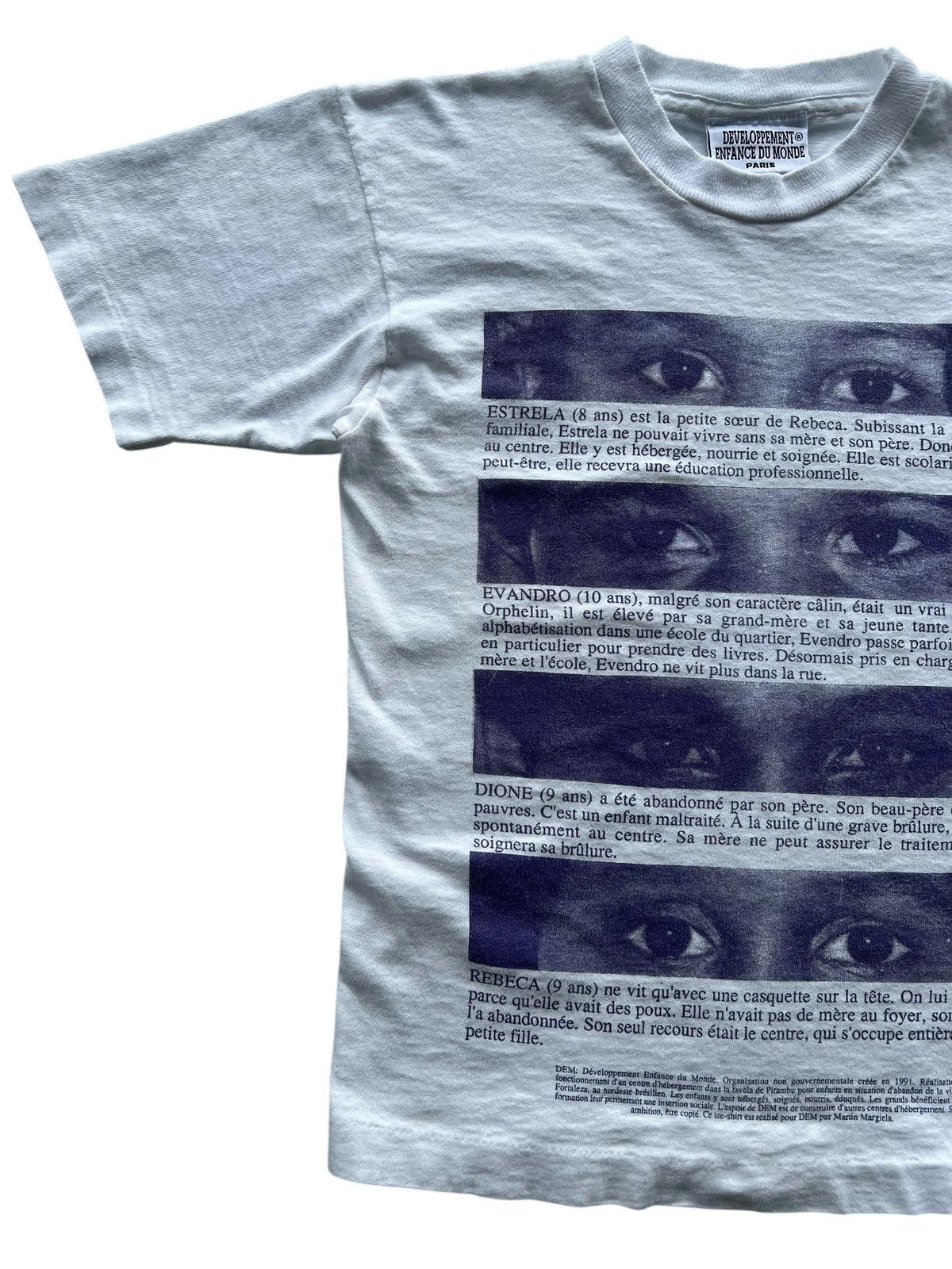 Designer × Maison Margiela 🔥Crazy Rare!! Maison Margiela for DEM 1990’s Charity T-shirt Size US XS / EU 42 / 0 - 5 Thumbnail