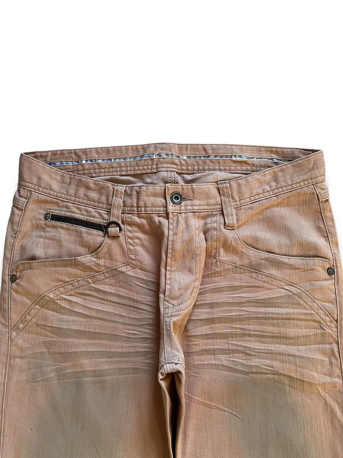 Japanese Brand Vintage Japanese Nicole Mud Wash Honeycomb Bootcut Jeans Size US 33 - 4 Thumbnail
