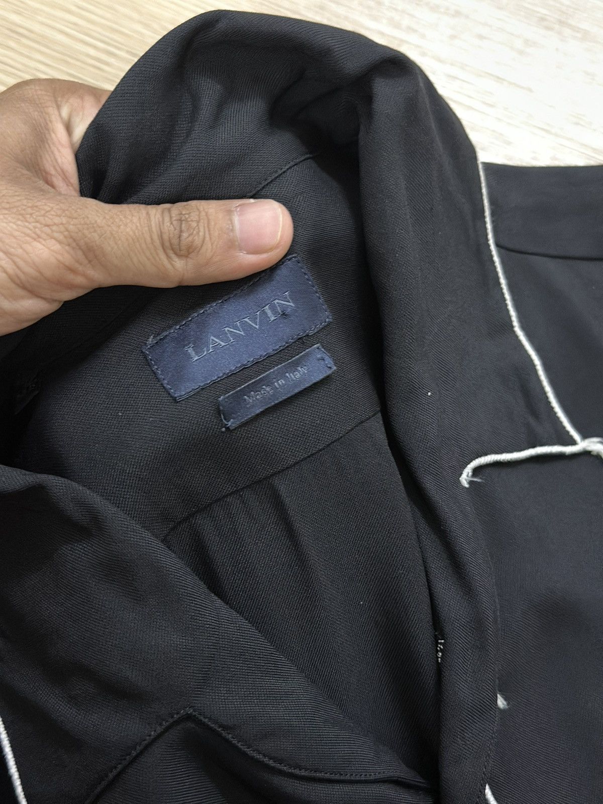 Designer × Lanvin Rare Beautiful Lanvin Chain Stitching Construct Silk Shirt Size US M / EU 48-50 / 2 - 7 Thumbnail