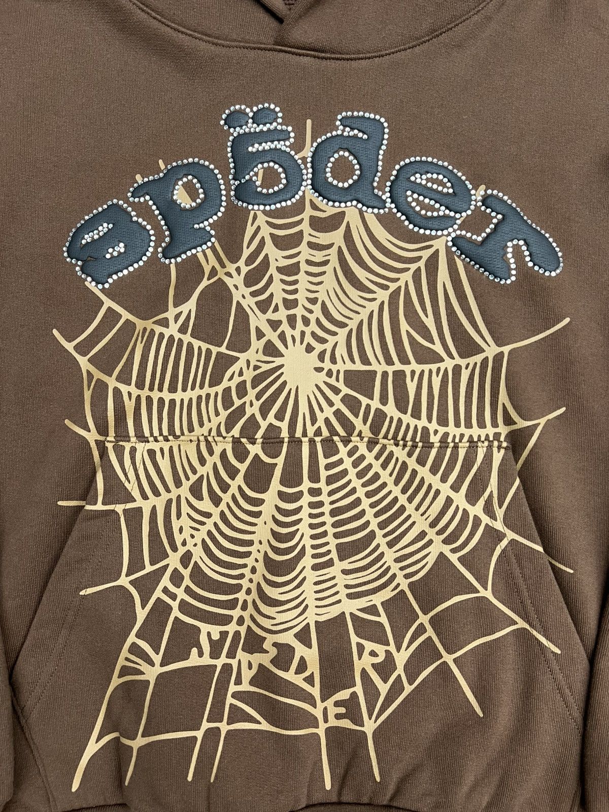 Sp5der Sp5der OG Web Rhinestone Hoodie Size US L / EU 52-54 / 3 - 2 Thumbnail