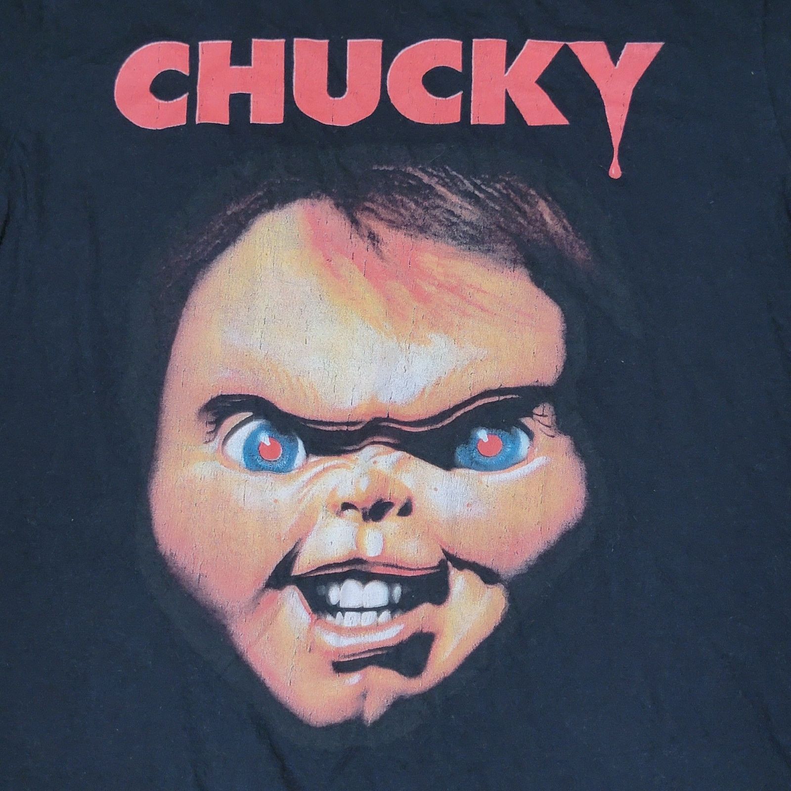 Other Chucky Black Unisex Tee Big Smile - Size Medium Size US M / EU 48-50 / 2 - 2 Thumbnail