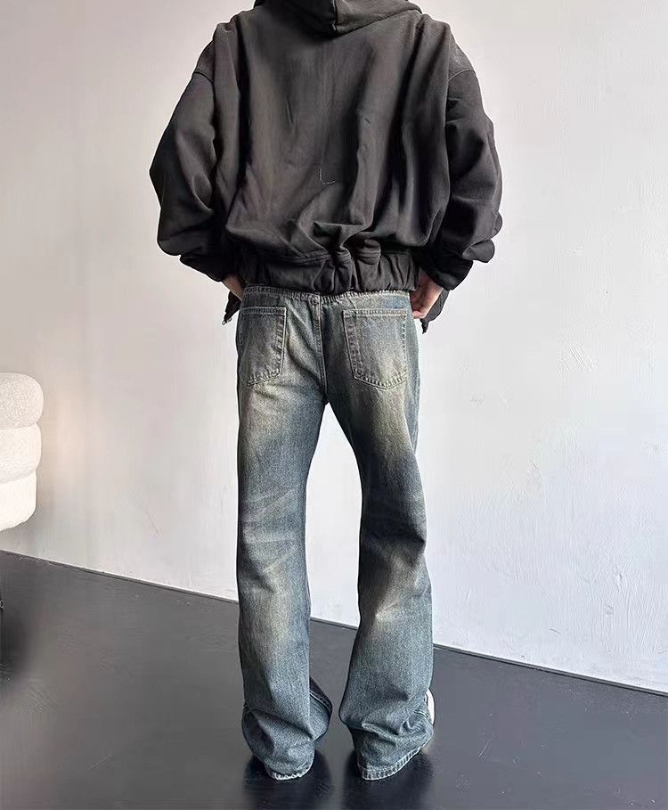 Japanese Brand × Vintage Vintage street wash micro flare casual jeans Size US 30 / EU 46 - 2 Thumbnail