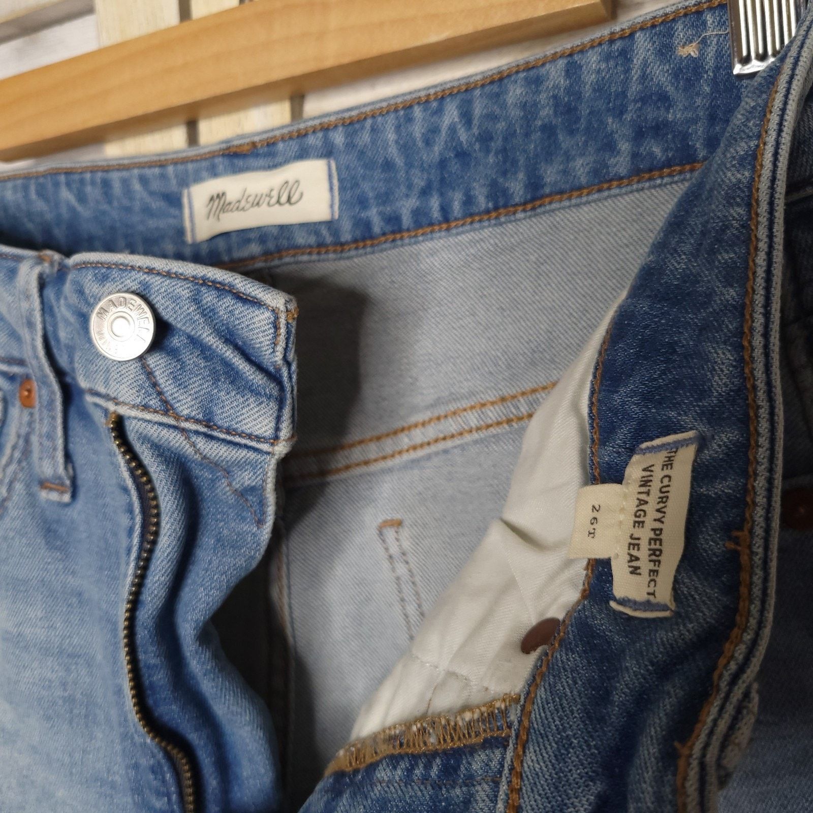Madewell Madewell Jeans Womens 26T The Curvy Perfect Vintage Jean Size 28" / US 6 / IT 42 - 3 Thumbnail