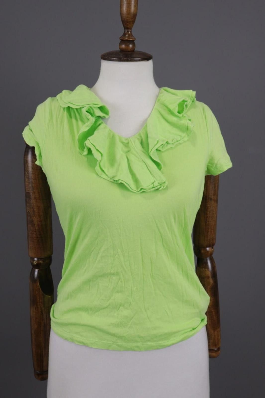 Lauren Ralph Lauren Lauren Ralph Lauren Green Striped Blouse Shirt Size XS Size XS / US 0-2 / IT 36-38 - 1 Thumbnail