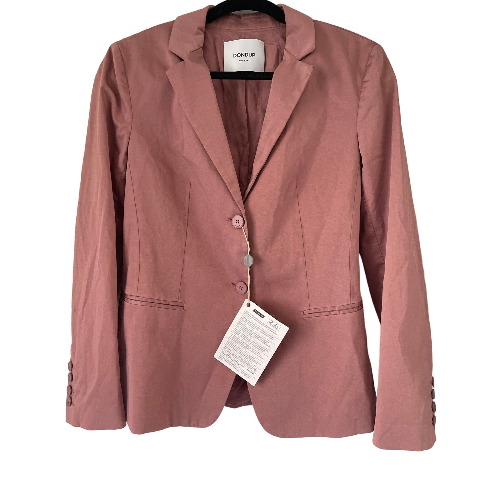 Dondup Dondup Pastel Pink Blazer, NWT, Size: 44 Size M / US 6-8 / IT 42-44 - 1 Thumbnail