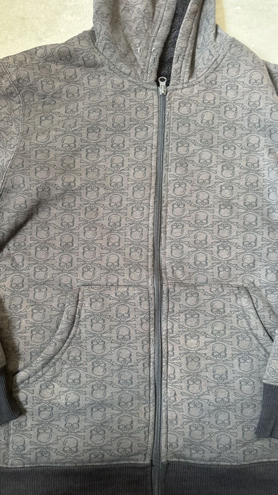 Vintage SKULLS THERMAL INNER SWEATER IFSIXWAS NINE STYLE Size US M / EU 48-50 / 2 - 2 Thumbnail
