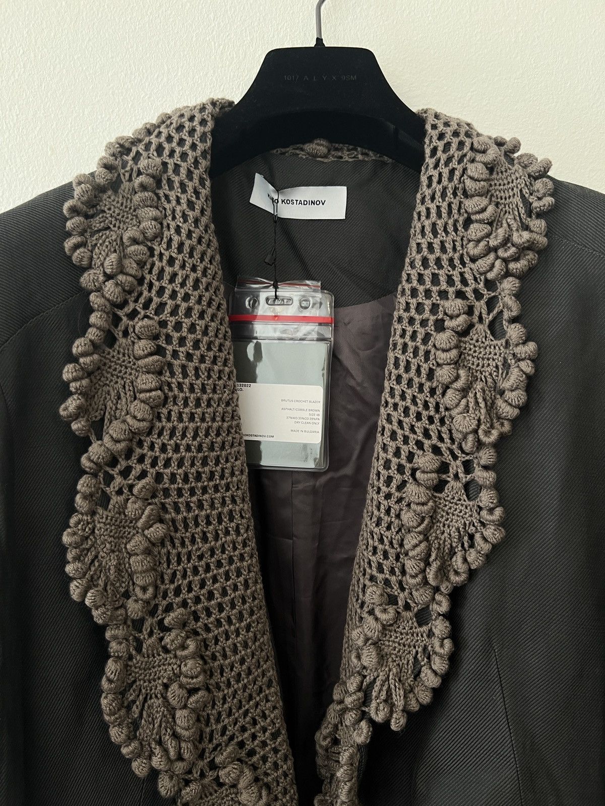 Kiko Kostadinov Kiko brutus crochet blazer Size US M / EU 48-50 / 2 - 2 Thumbnail