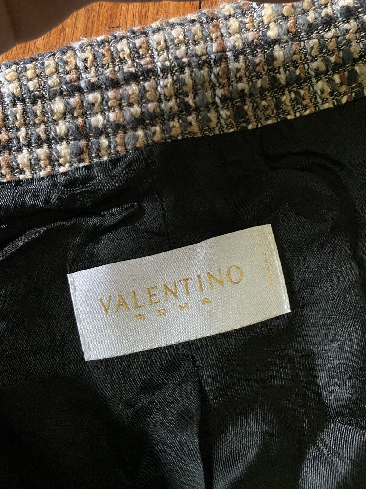 Valentino 2000s Valentino Roma Tweed Suit Set Size S / US 4 / IT 40 - 14 Thumbnail