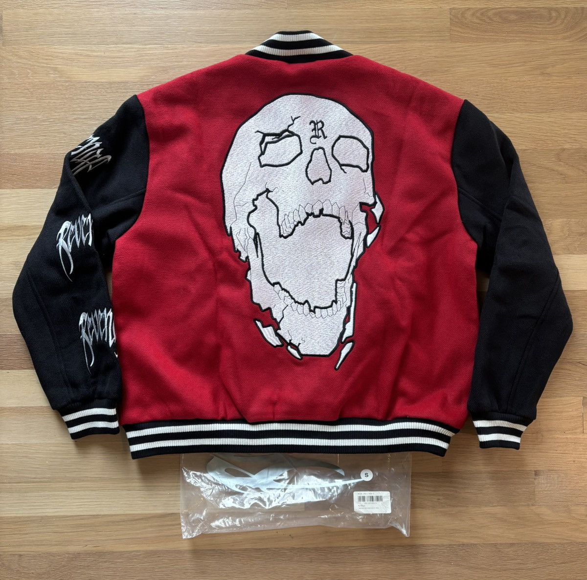 Revenge Revenge Red Varsity Skull Jacket Size US S / EU 44-46 / 1 - 4 Thumbnail