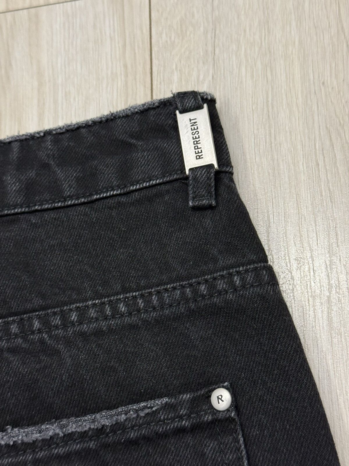 Represent Clo. 🔥Sick Represent Black R3 Workshop Denim Cargo Pants Sicko Y3 Size US 30 / EU 46 - 12 Thumbnail