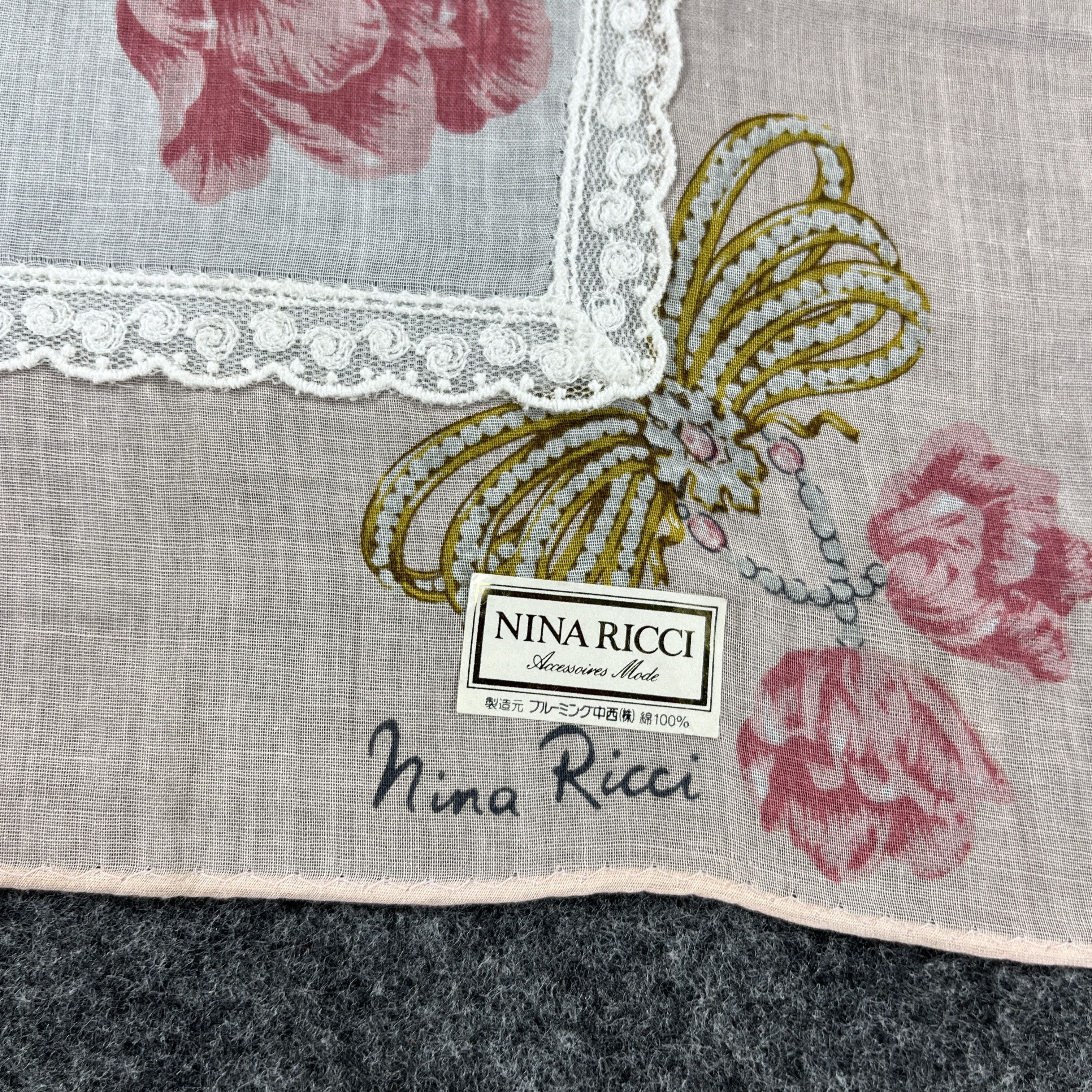 Nina Ricci Nina Ricci Handkerchief / Bandana / Neckerchief B279 Size ONE SIZE - 3 Thumbnail