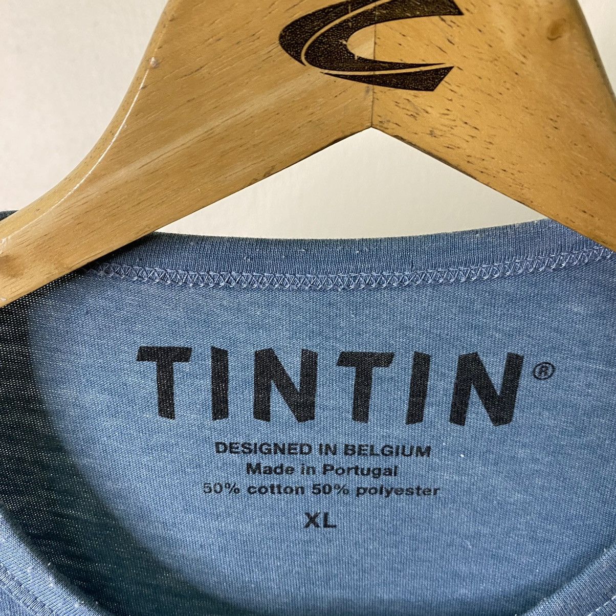 Cartoon Network × Vintage Moulinsart x Tintin Vintage Cartoon Made in Portugal Tee Size US L / EU 52-54 / 3 - 3 Thumbnail