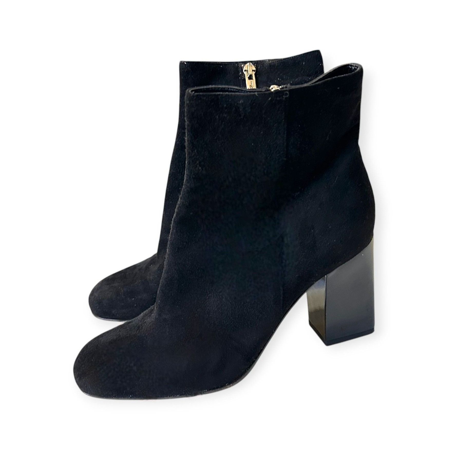 Gianvito Rossi Gianvito Rossi Black Suede Ankle Booties Block Heel EU 38.5 Size US 9 / IT 39 - 2 Thumbnail