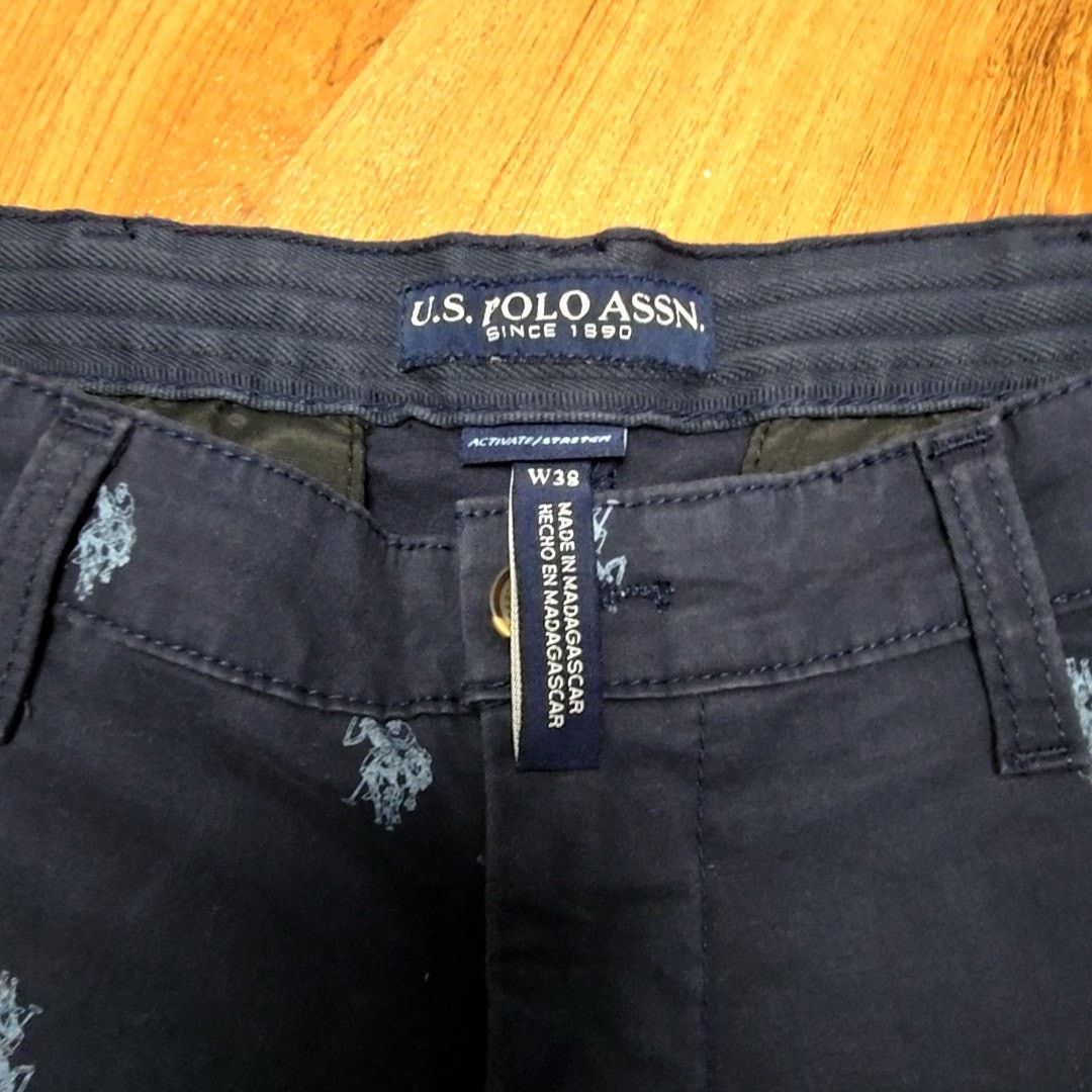 U.S. Polo Assn. U.S. Polo Assn. Shorts Navy Blue Embroidered Mens 38 Shorts Size US 38 / EU 54 - 4 Thumbnail