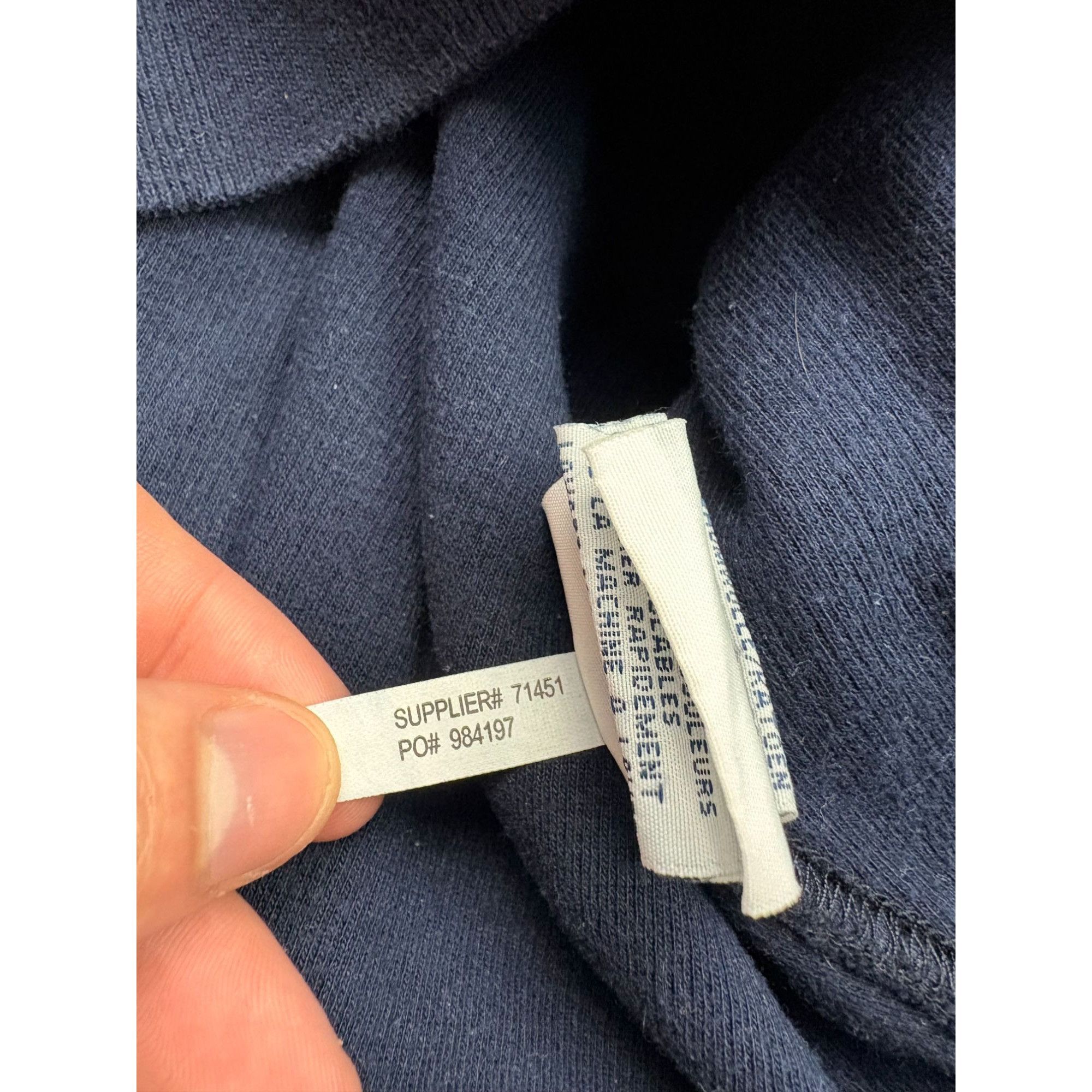 Polo Ralph Lauren Vintage Polo Ralph Lauren Shawl-Collar Sweatshirt in Navy Bl Size US XXL / EU 58 / 5 - 8 Thumbnail