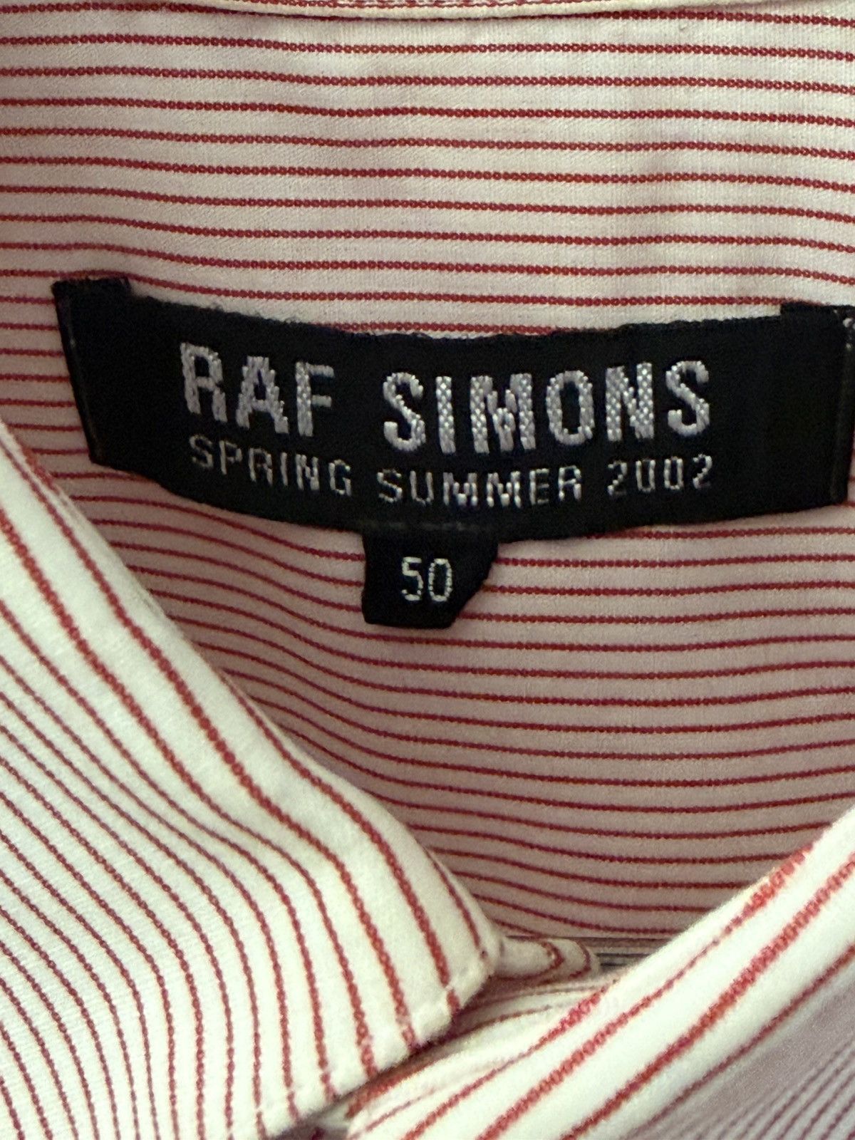 Raf Simons SS02 Distressed Camp Patch Shirt Size US M / EU 48-50 / 2 - 5 Thumbnail