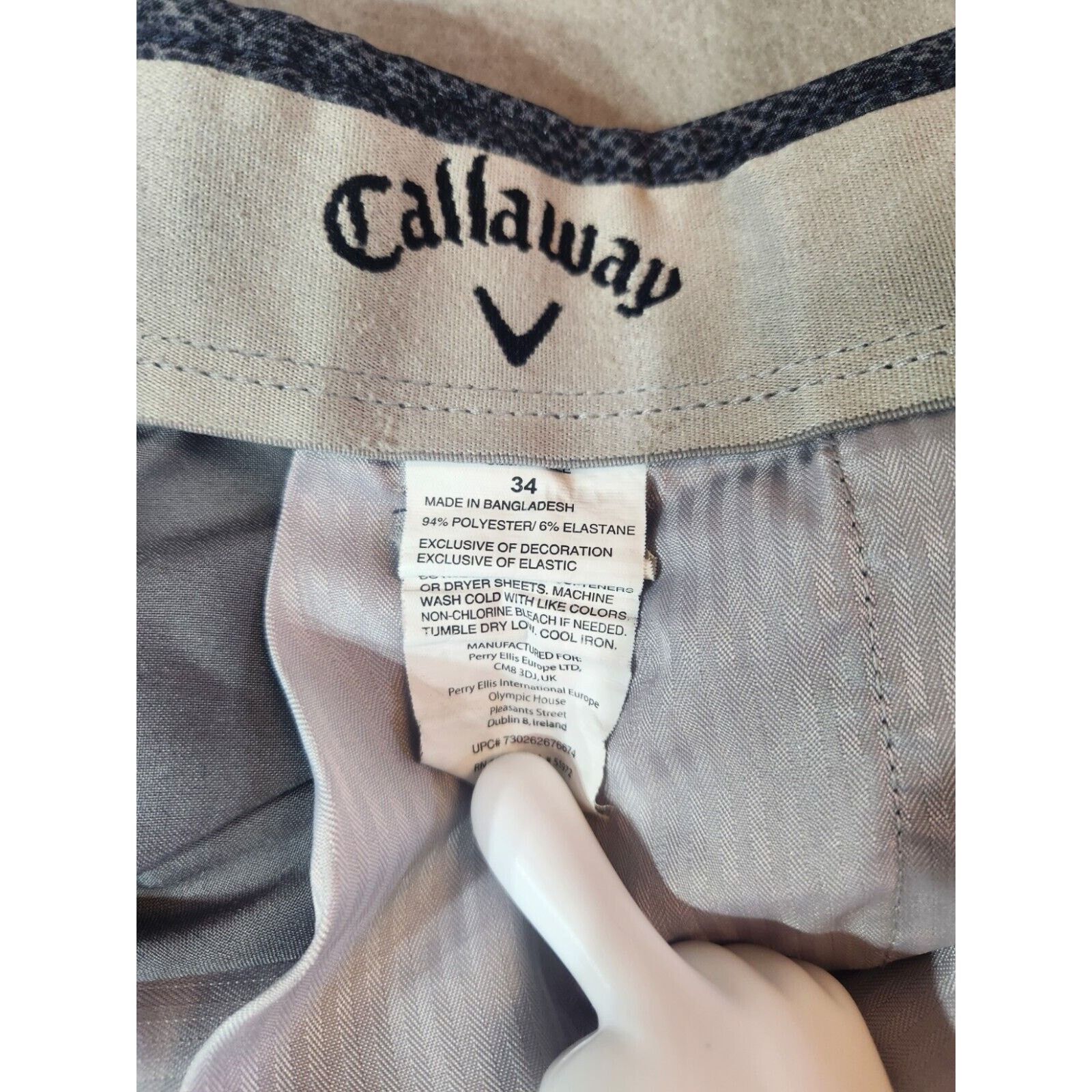 Callaway Callaway 34 Performance Stretch 10" Chino Golf Shorts Size US 34 / EU 50 - 7 Thumbnail