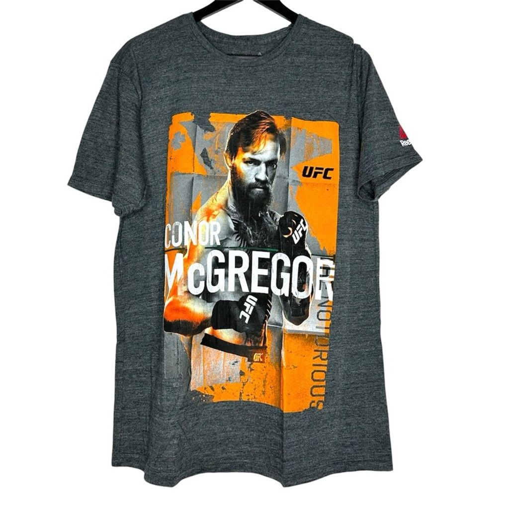 Reebok Reebok UFC Conor McGregor Tee Notorious Black Heather Large Size US L / EU 52-54 / 3 - 1 Thumbnail
