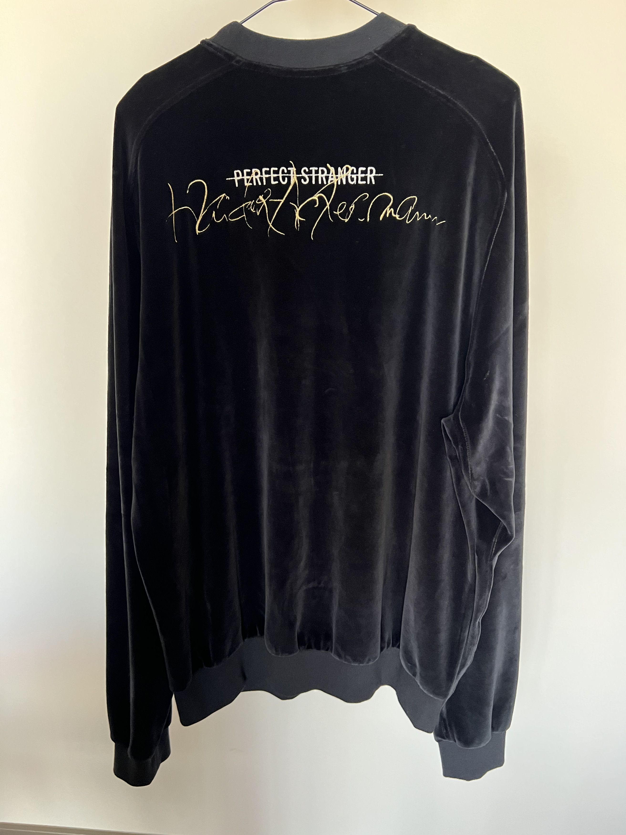Haider Ackermann Haider Ackermann "Perfect Stranger" Velvet Sweatshirt Size US L / EU 52-54 / 3 - 2 Thumbnail
