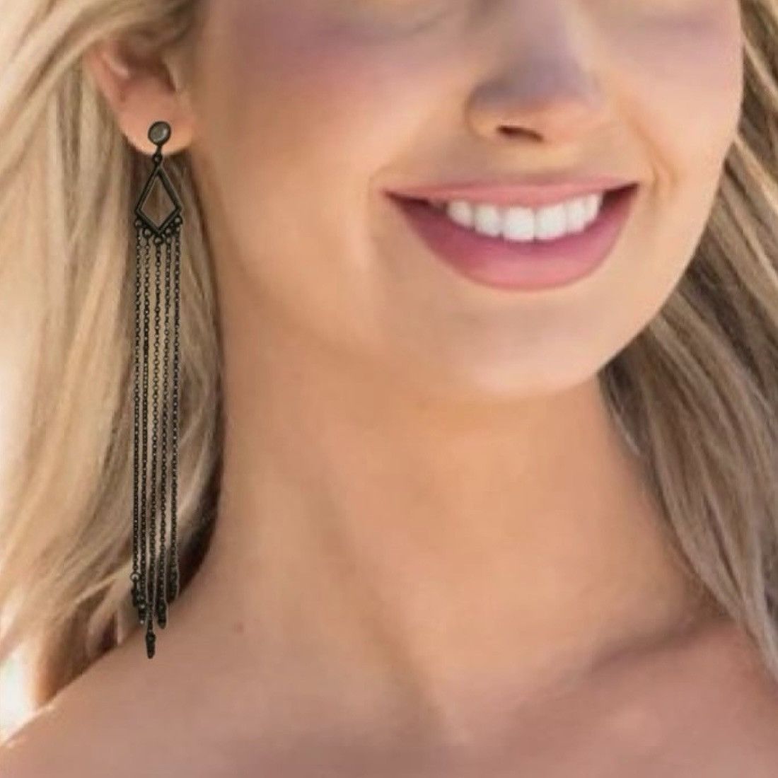 Vintage Tassel Drop Earrings Size ONE SIZE - 4 Thumbnail