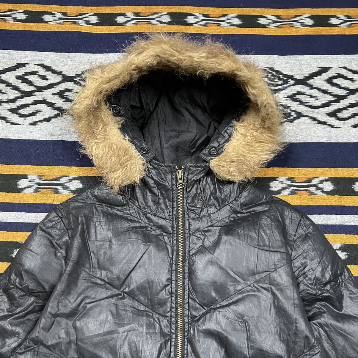 Japanese Brand Y2K Faux Fur Puffer Jacket Valman Size US M / EU 48-50 / 2 - 3 Thumbnail