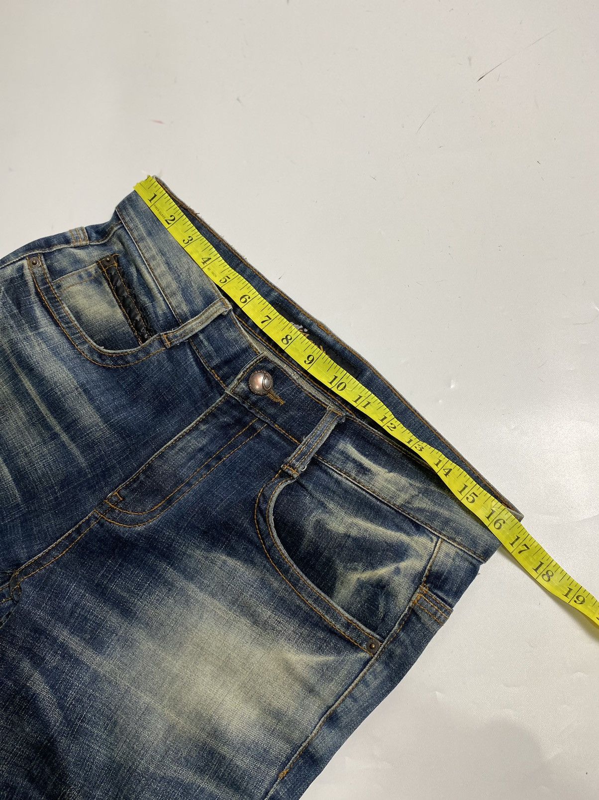Japanese Brand Lace up flare clouds72 jeans ifsixwasnine lgb style Size US 32 / EU 48 - 15 Thumbnail