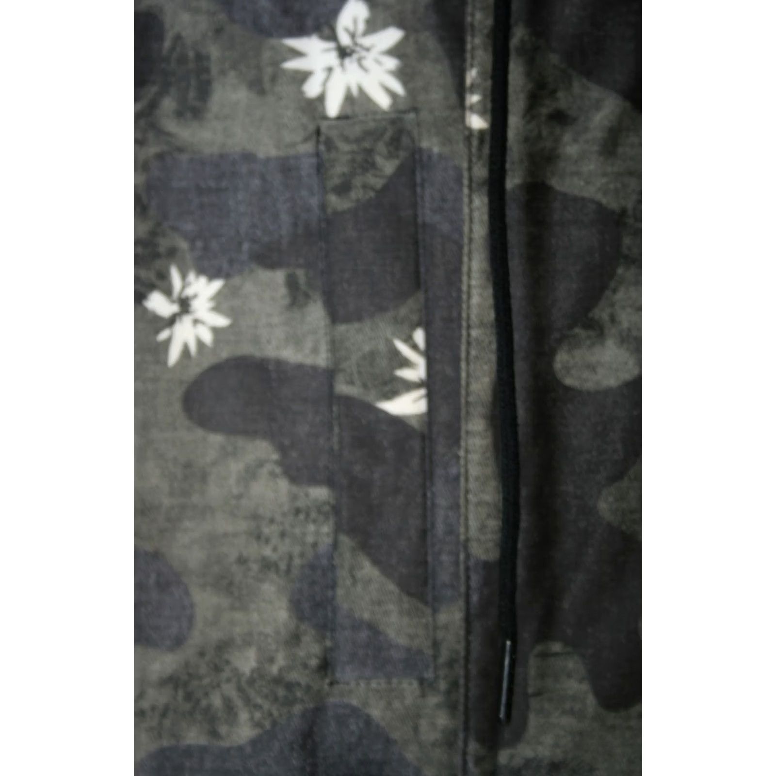 Vintage VITALITY LOGICAL Floral Camouflage Down Insulated Hooded Parka Women's L Coat Size L / US 10 / IT 46 - 5 Thumbnail