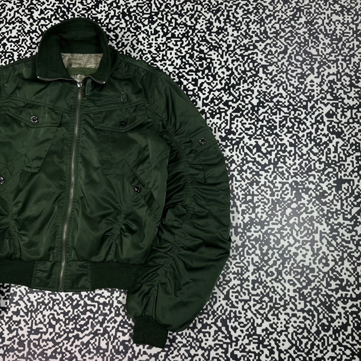 Diesel Vintage Y2K Diesel Opium Oversize Bomber Jacket Size S / US 4 / IT 40 - 8 Thumbnail