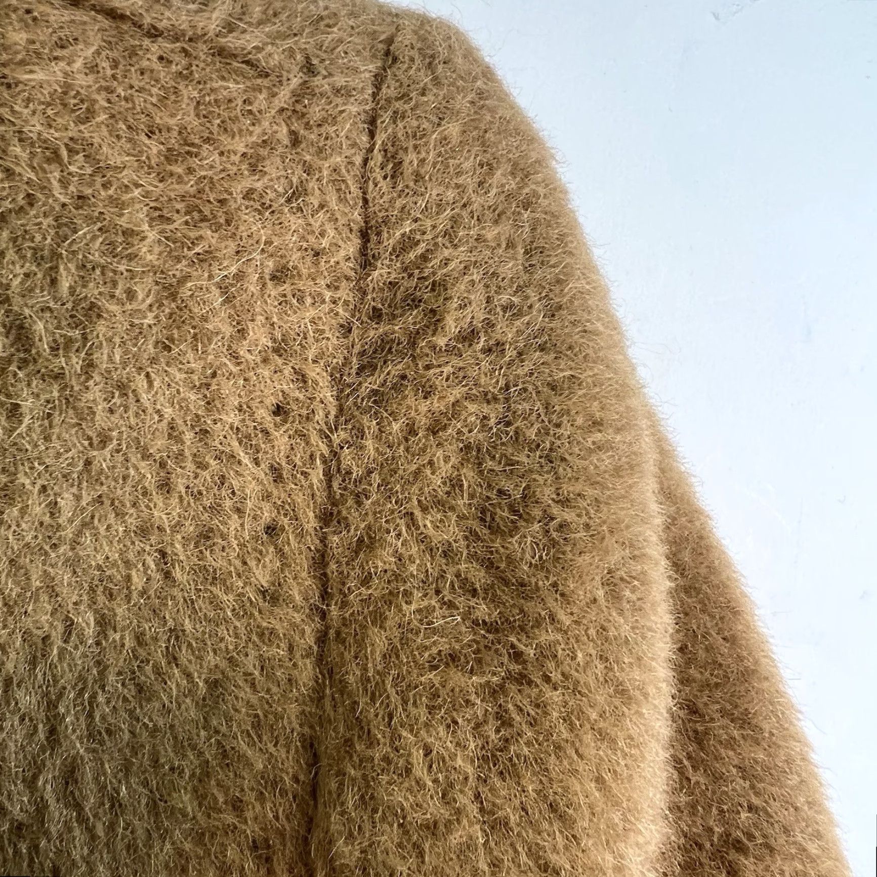 Bill Blass VINTAGE Bill Blass Llama Wool Overcoat Womens Size 12 Camel Tan Long Sleeve Classic 90s Size XL / US 12-14 / IT 48-50 - 6 Thumbnail