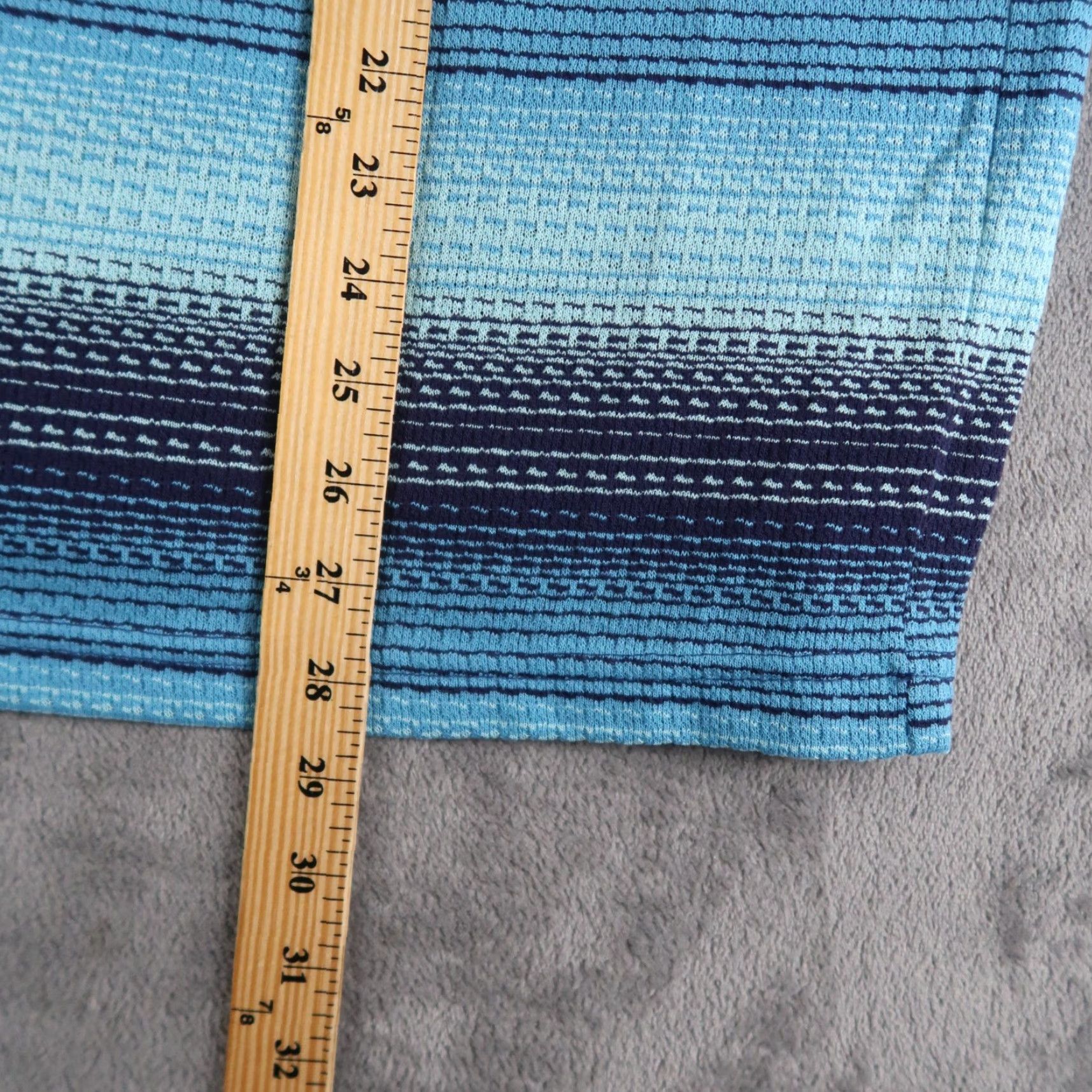 Rusty VINTAGE Rusty Polo Shirt Striped Surf Blue Mens L Shirt 90s Grunge Made USA Polo Shirt Men's L Blue Size US L / EU 52-54 / 3 - 7 Thumbnail
