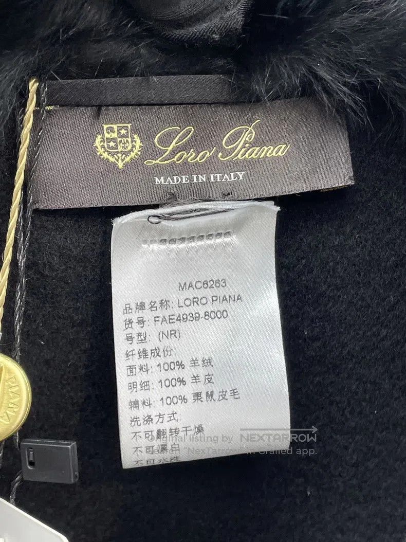 Loro Piana Loro Piana Black Mochi and Cashmere Cloak Coat Size M / US 6-8 / IT 42-44 - 7 Thumbnail
