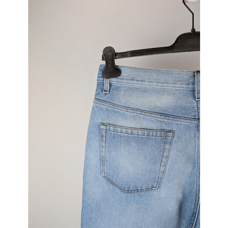 Dries Van Noten o1rshd1 Bershka Baggy Fit Denim Pants in Mid Blue Size US 34 / EU 50 - 16 Thumbnail