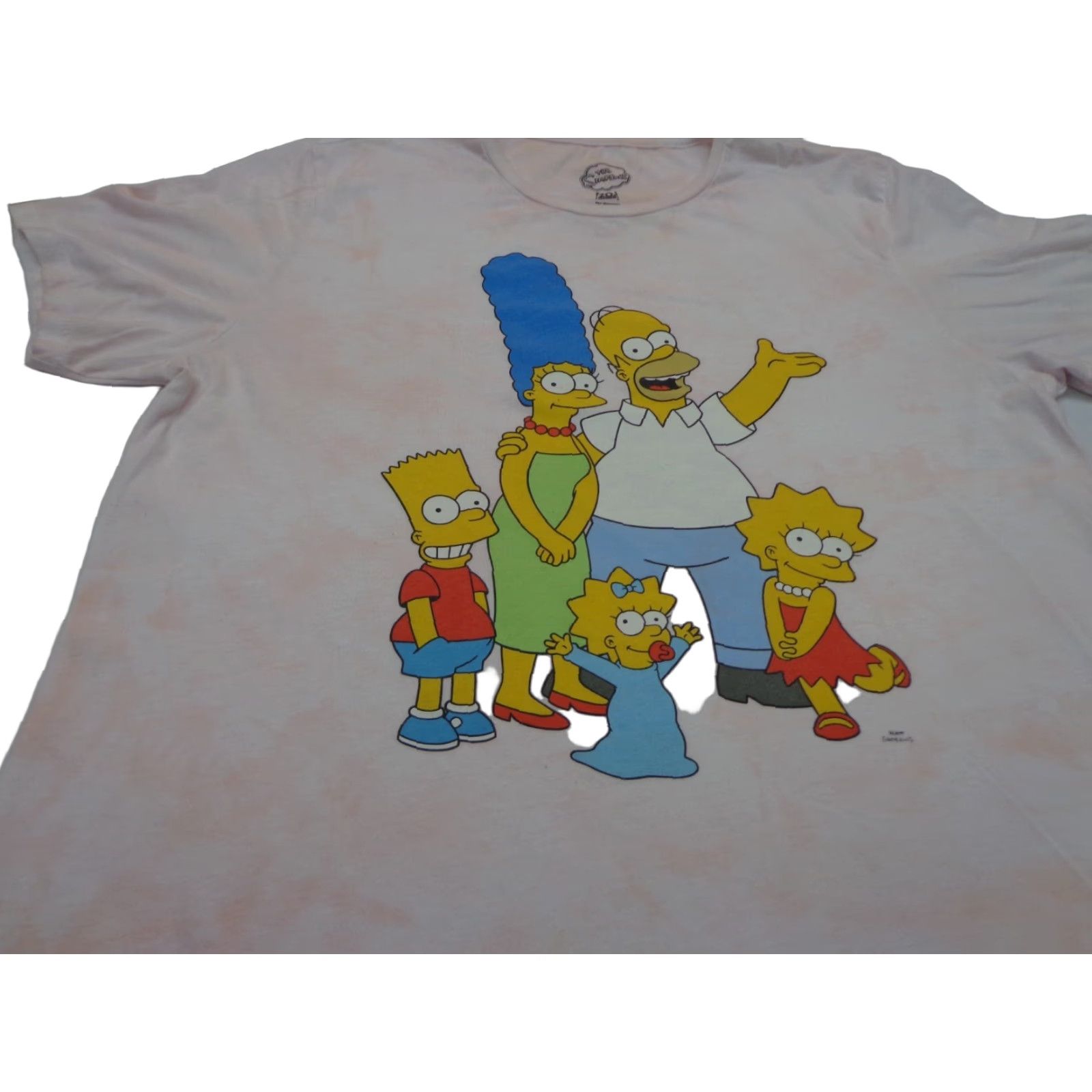 Vintage VINTAGE The Simpsons Pink Tie Dye T-Shirt XL Tall Mens T-Shirt Crew Neck Short Sleeve 50/50 Cute Cartoon Funny 80s 90s Size US XL / EU 56 / 4 - 1 Thumbnail