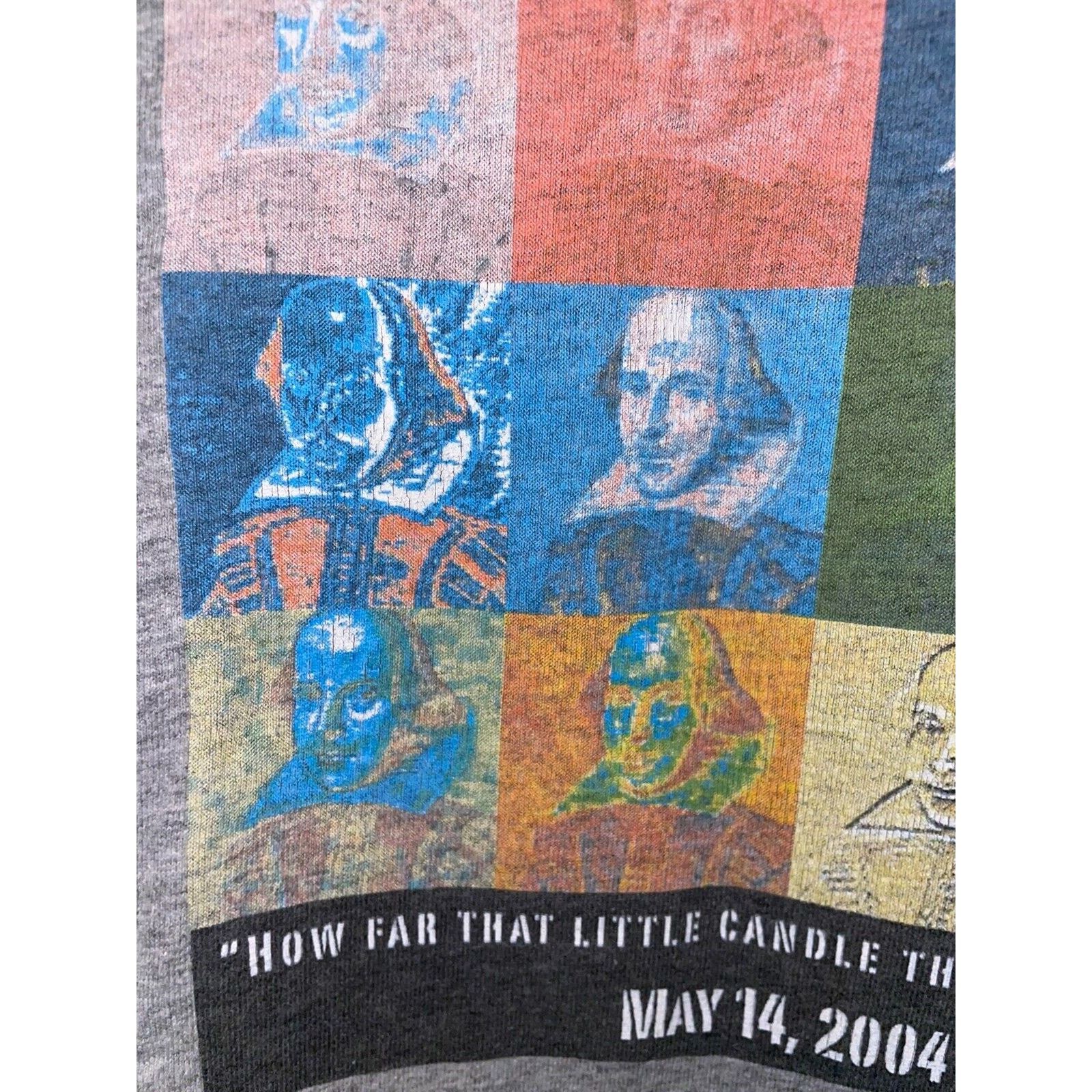 Hanes Vintage Shakespeare Shirt Festival Denver Artist Art Tee Y2K Size US L / EU 52-54 / 3 - 5 Thumbnail