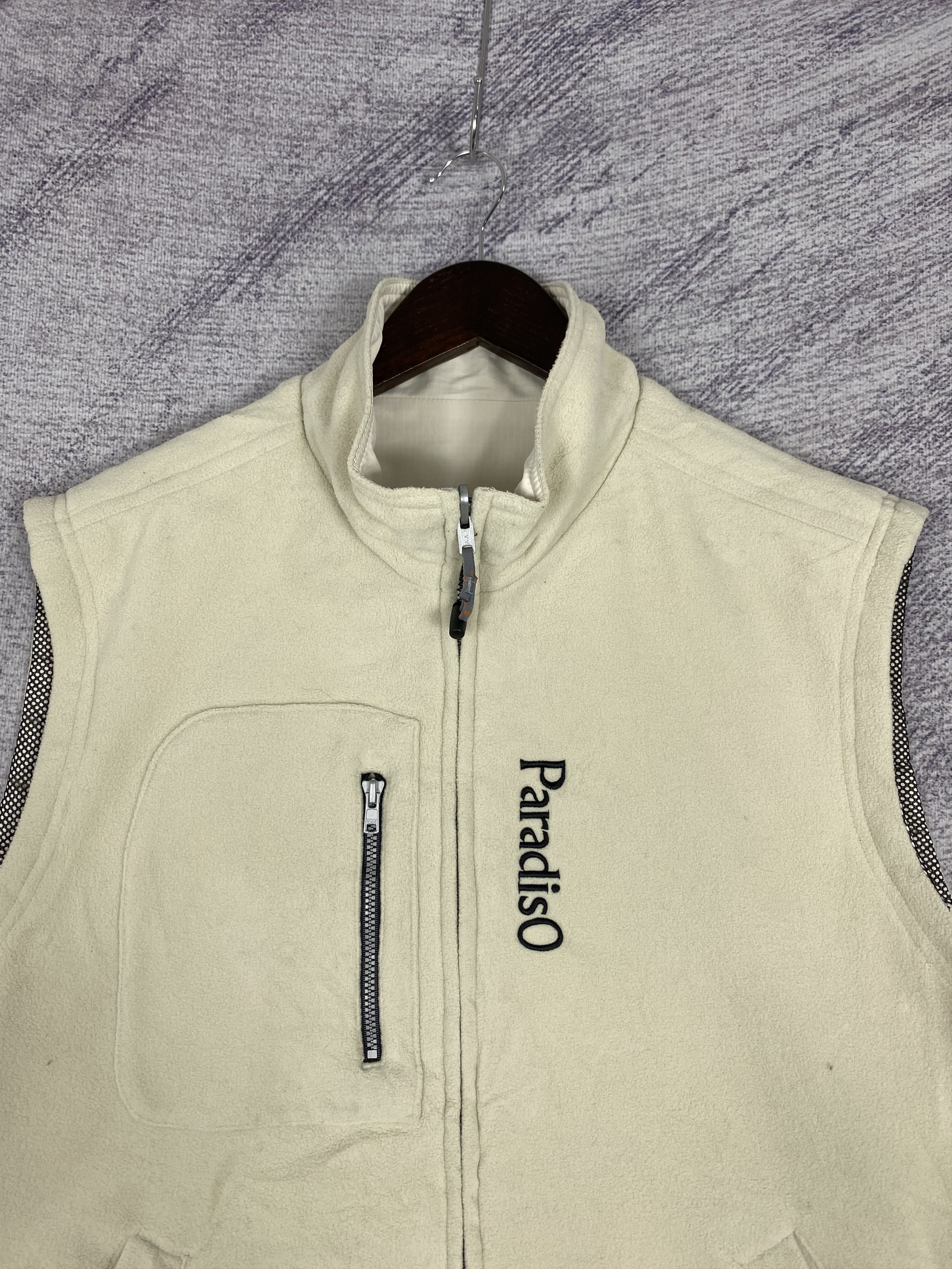 Vintage ParadisO Full Zip Reversible Fleece Winter Vest