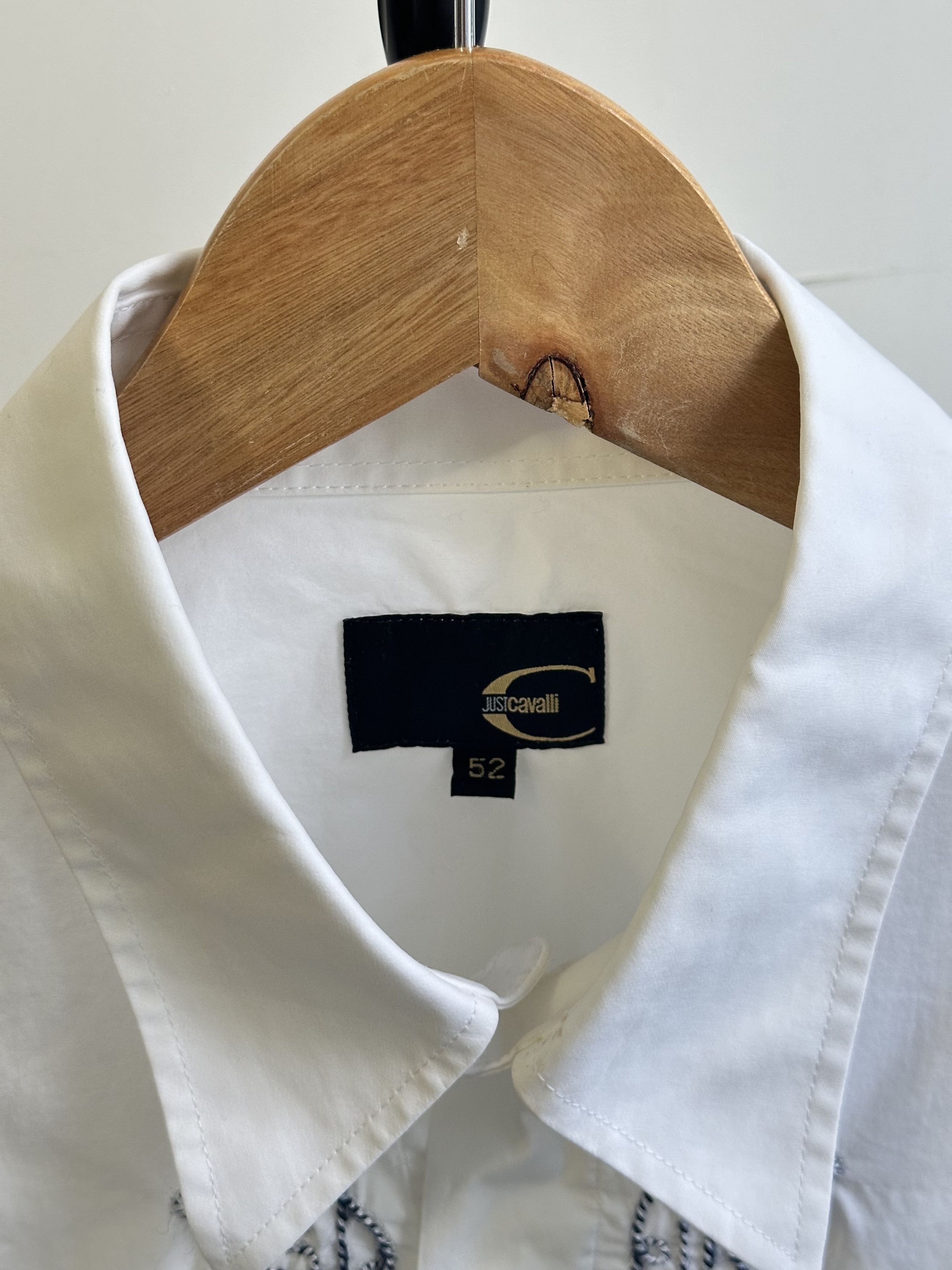 Just Cavalli Just Cavalli White Cufflink Shirt Men's 52 Size US L / EU 52-54 / 3 - 2 Thumbnail