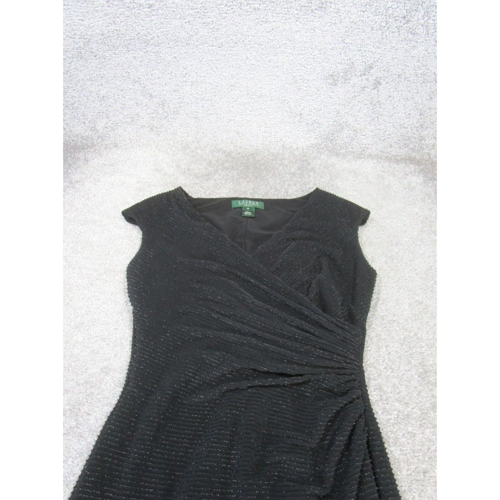 Ralph Lauren Lauren Ralph Lauren Dress Womens 0P Petites Black Bodycon Sleeveless Stretch Size XS / US 0-2 / IT 36-38 - 2 Thumbnail