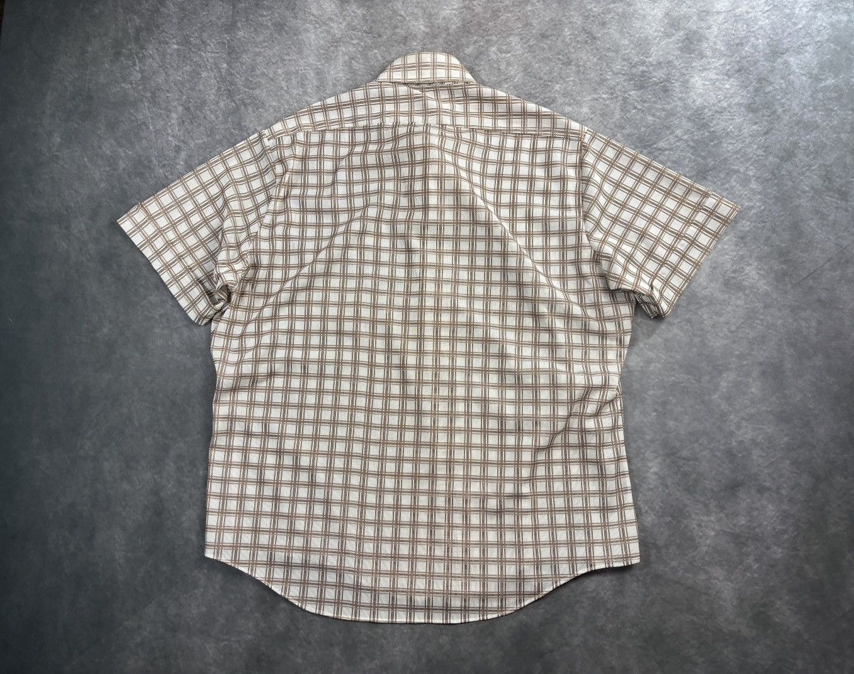 Vintage 1960s Sheer Shortsleeve Shirt True Vintage Mesh Straight Hem Size US M / EU 48-50 / 2 - 13 Thumbnail