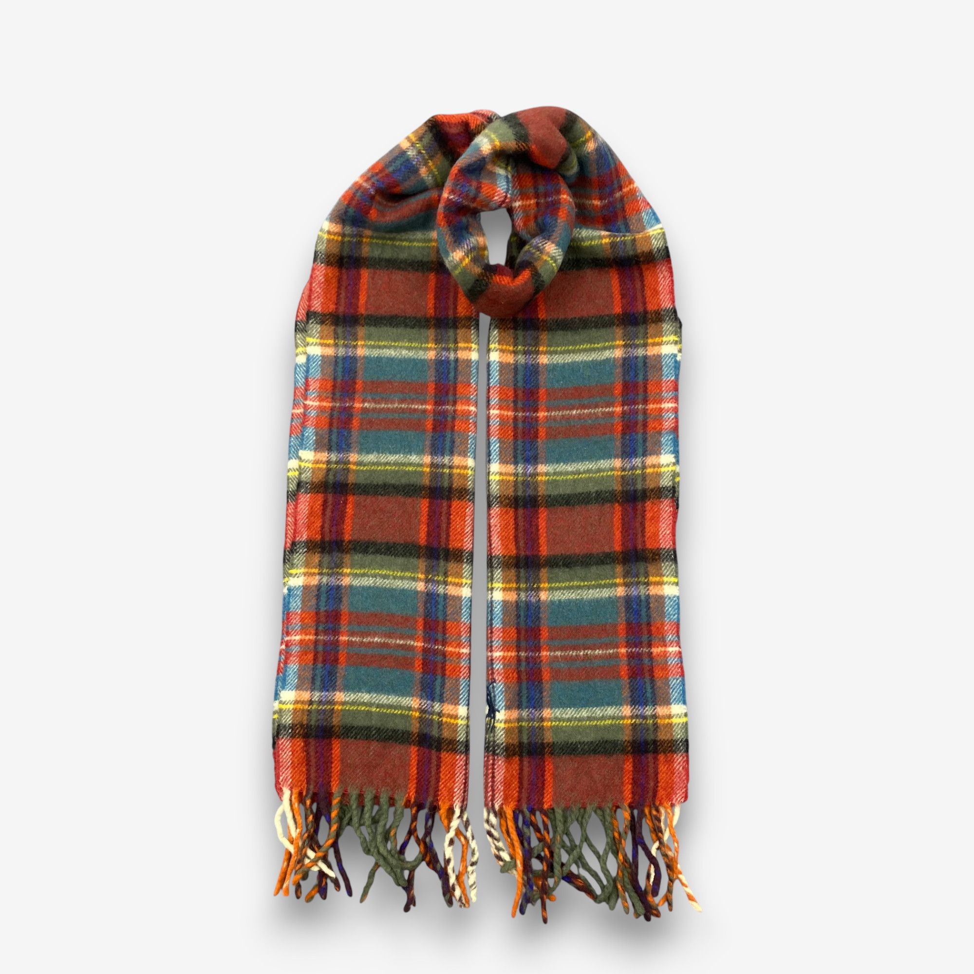 Polo Ralph Lauren Vintage Polo Ralph Lauren Scarf Muffler Wool Plaid Scarves Size ONE SIZE - 1 Thumbnail