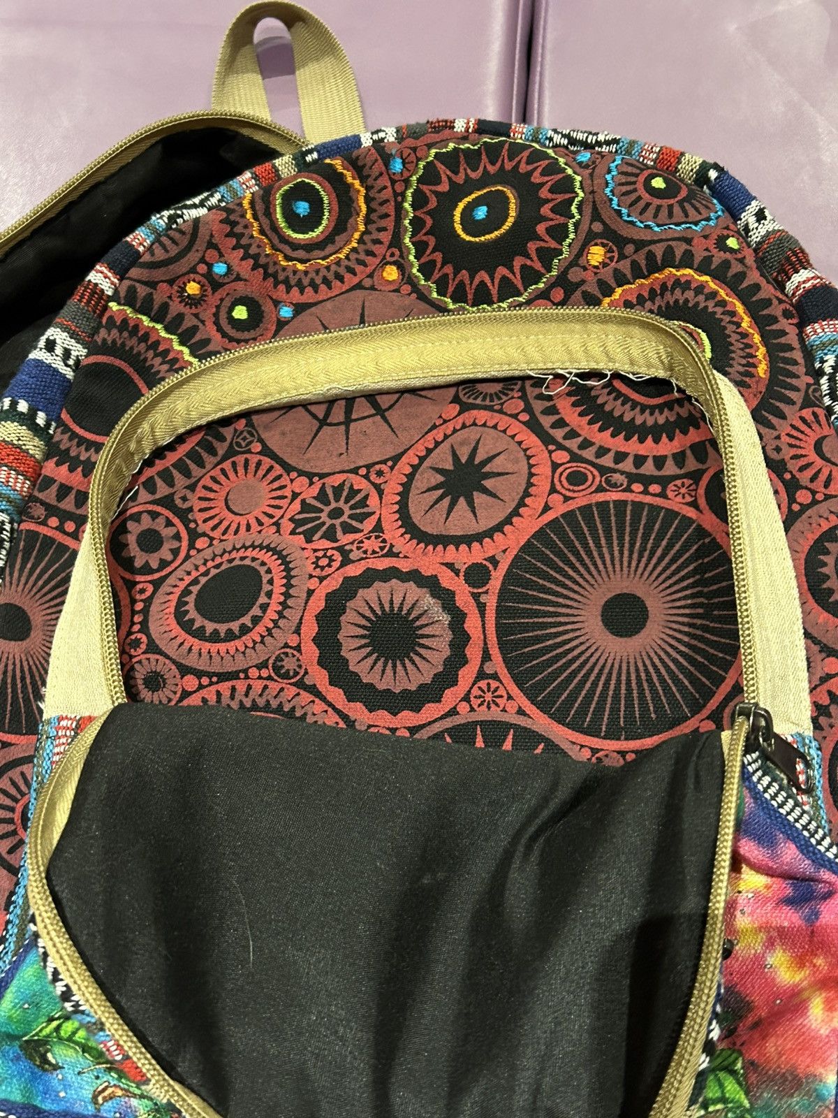 Designer × Vintage Hippy 2000s Vintage Homemade Bag Size ONE SIZE - 3 Thumbnail