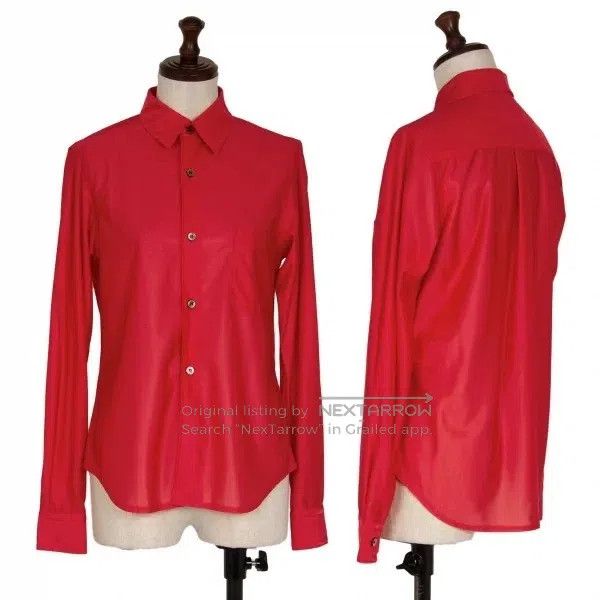 Comme des Garcons Comme Des Garcons Red vintage checkered blouse Size XS / US 0-2 / IT 36-38 - 1 Thumbnail