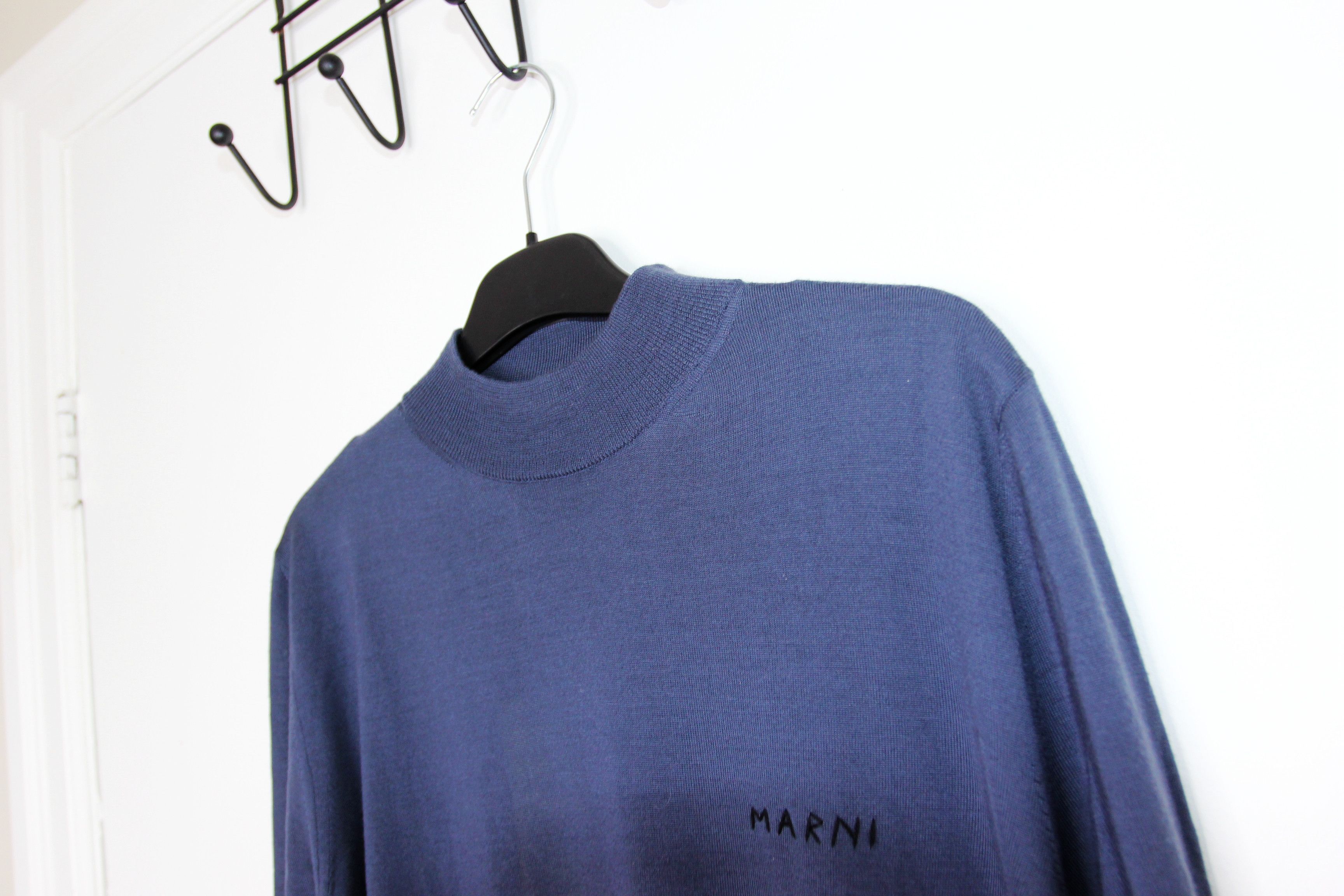 Marni BNWT AW24 MARNI FINE WOOL BLOCKS SWEATER 48 Size US M / EU 48-50 / 2 - 4 Thumbnail