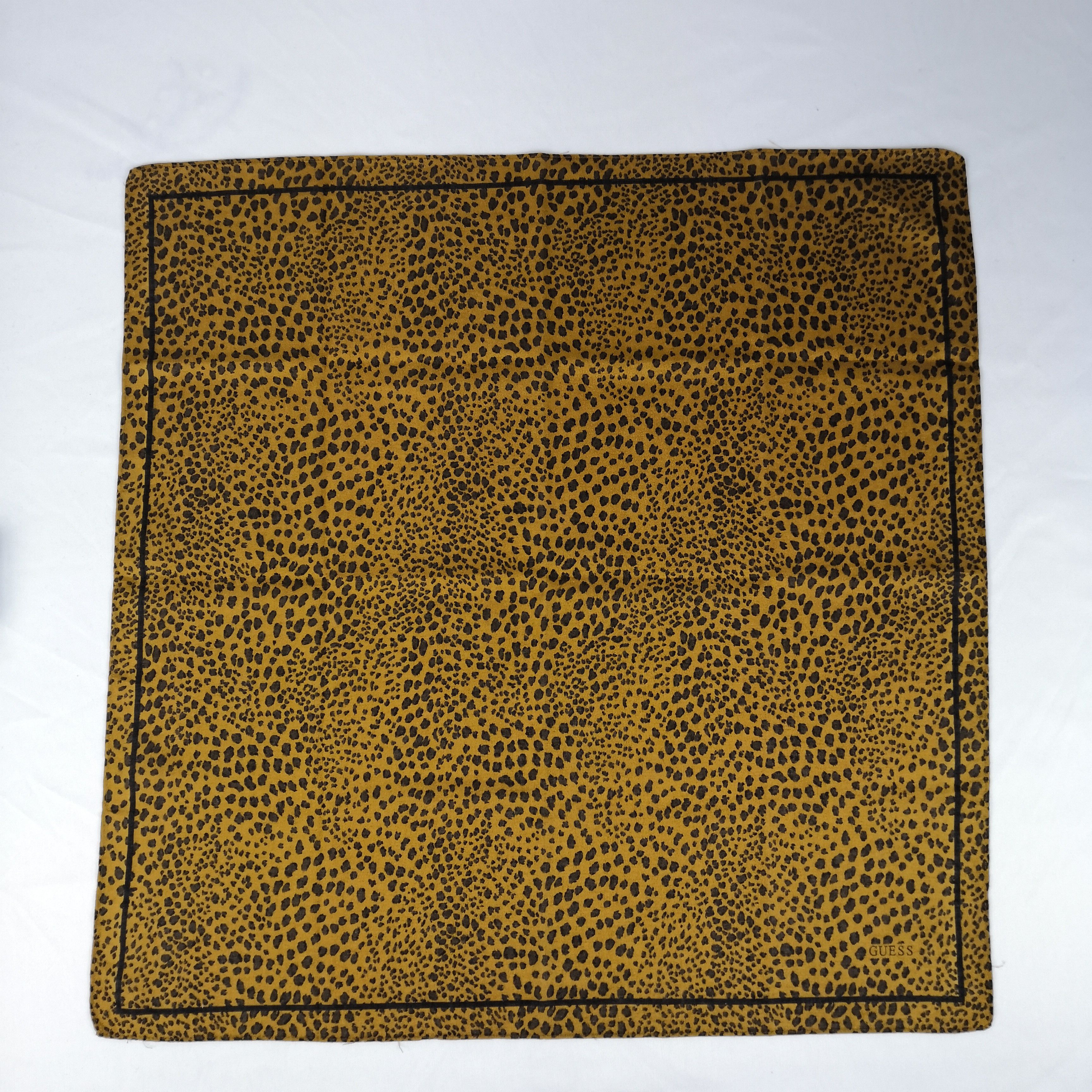 Guess × Vintage Vintage GUESS Bandana Handkerchief Neckerchief Leopard Size ONE SIZE - 2 Thumbnail