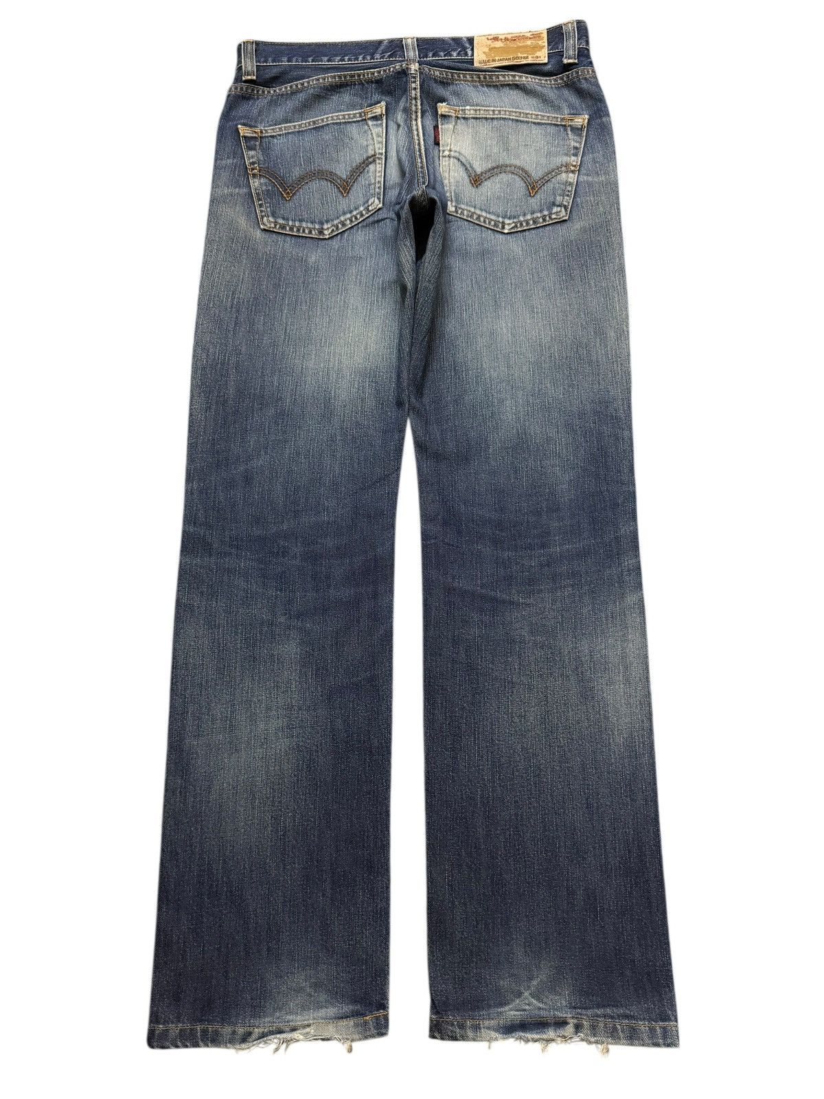 Edwin Vintage 90s Edwin Japan 503 Faded Wash Distressed Straight Size US 32 / EU 48 - 2 Thumbnail