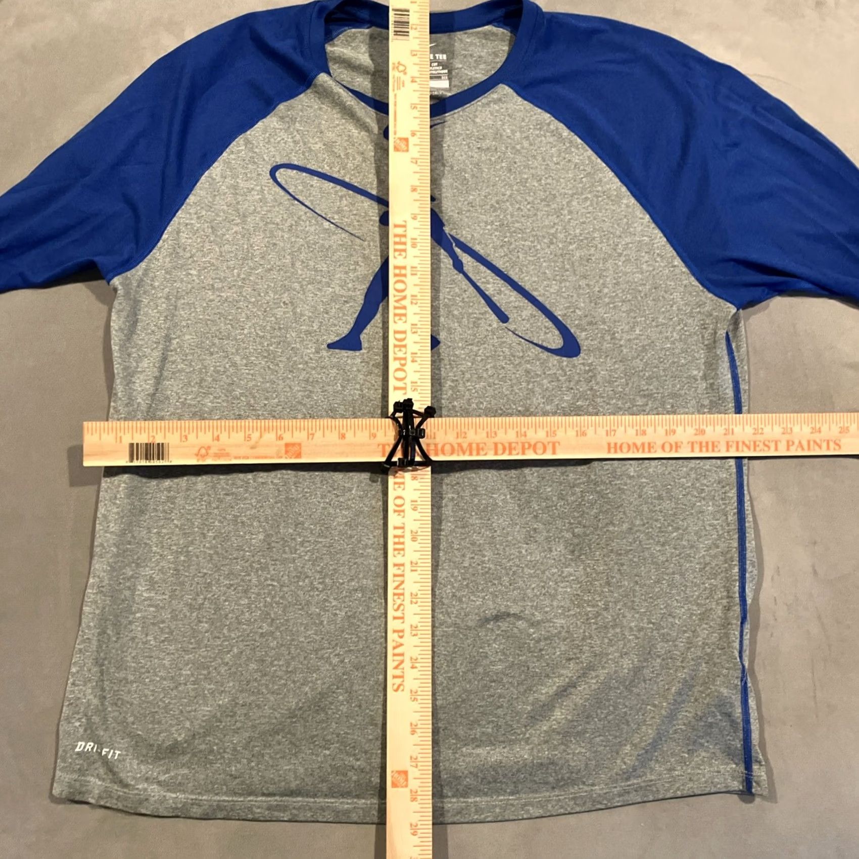 Nike Nike Swingman Center Swoosh Ken Griffey Jr. Gray & Blue Shirt Large Size US L / EU 52-54 / 3 - 4 Thumbnail