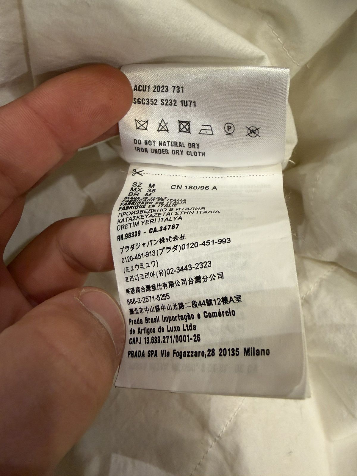 Prada Prada Raf Simons Pillow Vest - White Size US M / EU 48-50 / 2 - 7 Thumbnail